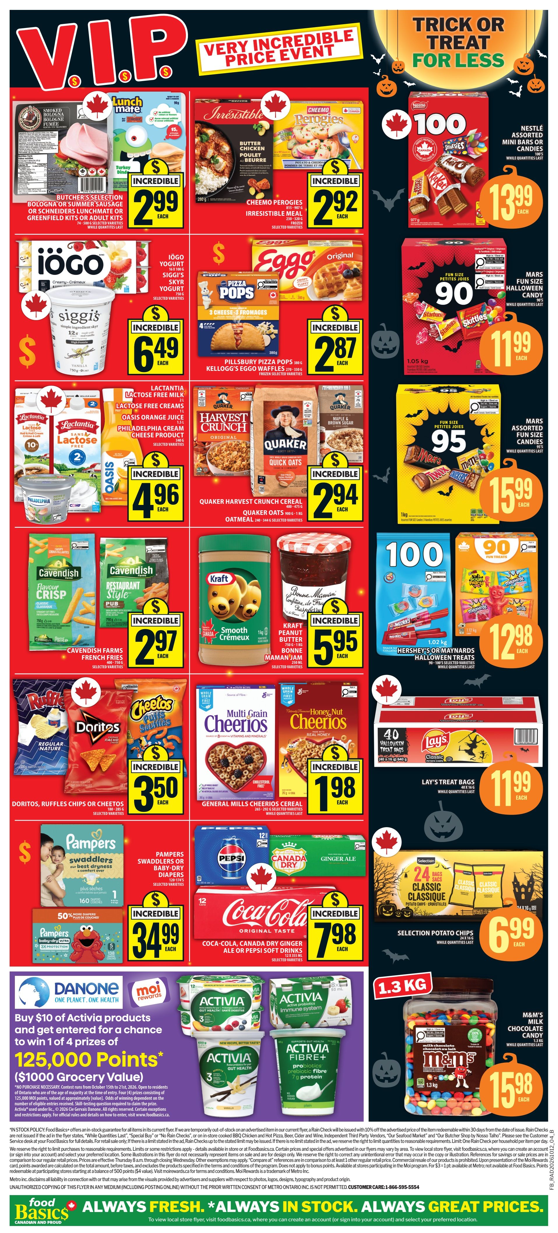 Food Basics Flyer October 15 to 21