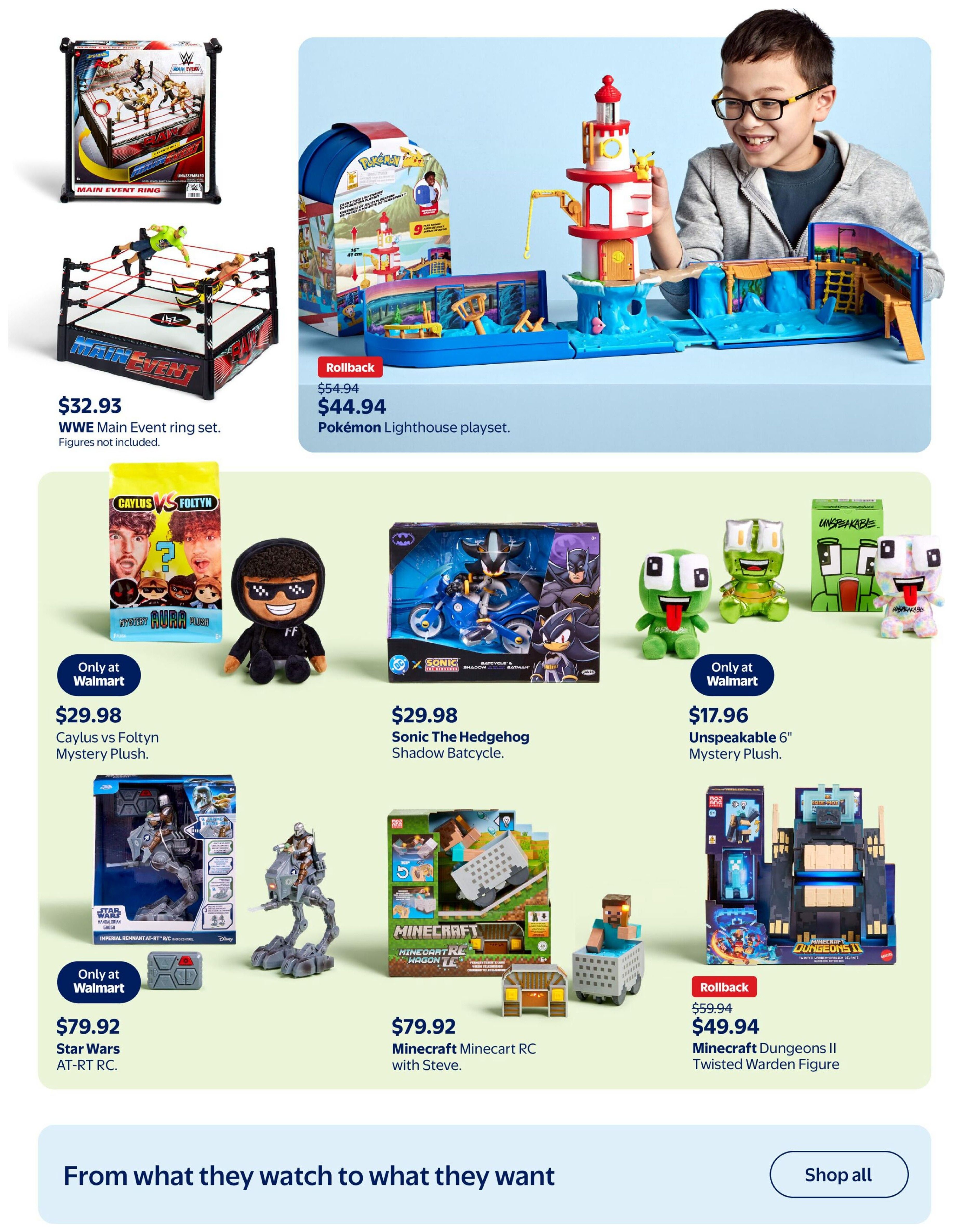 Walmart Toy Shop Flyer October 15 to December 23