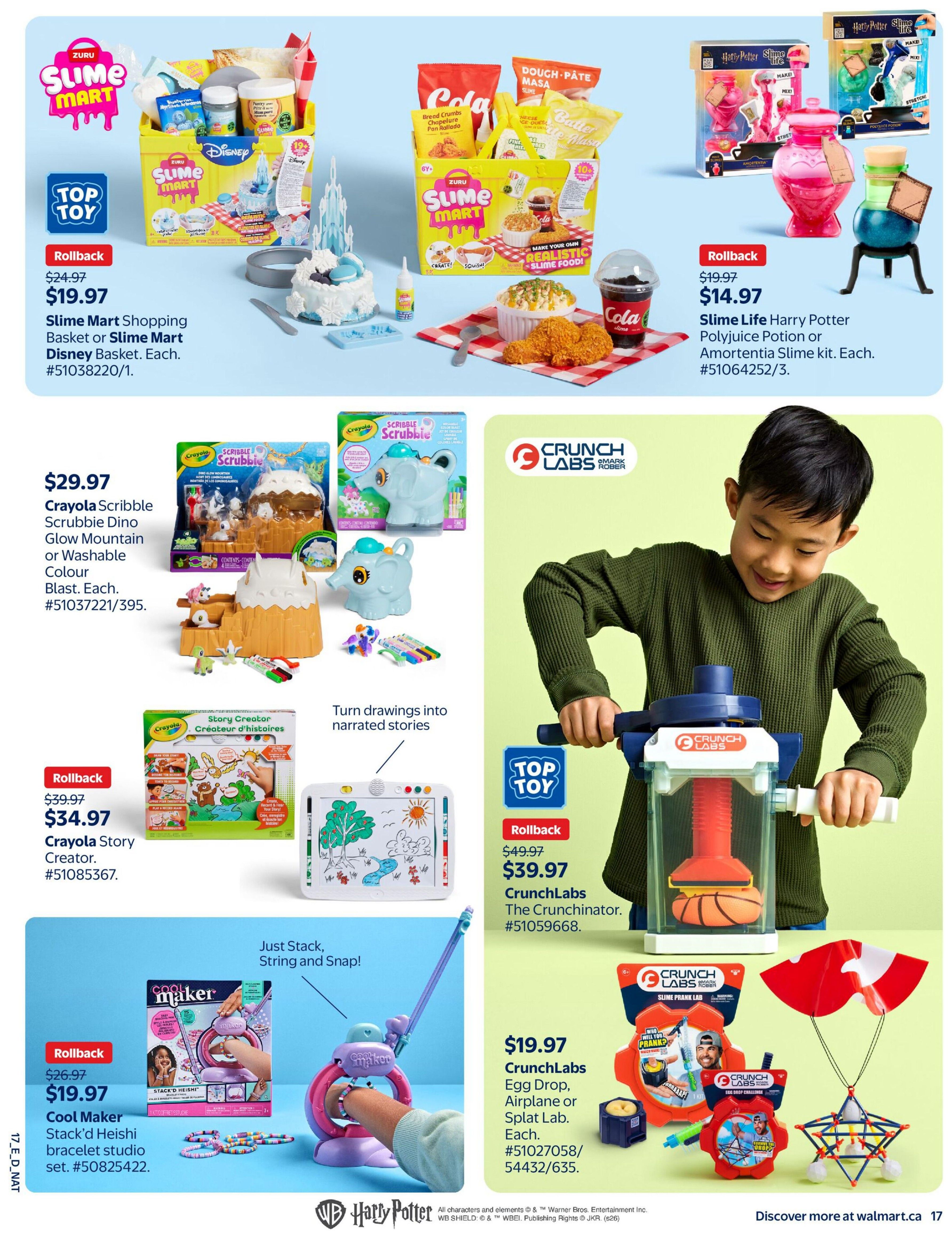 Walmart Toy Shop Flyer October 15 to December 23