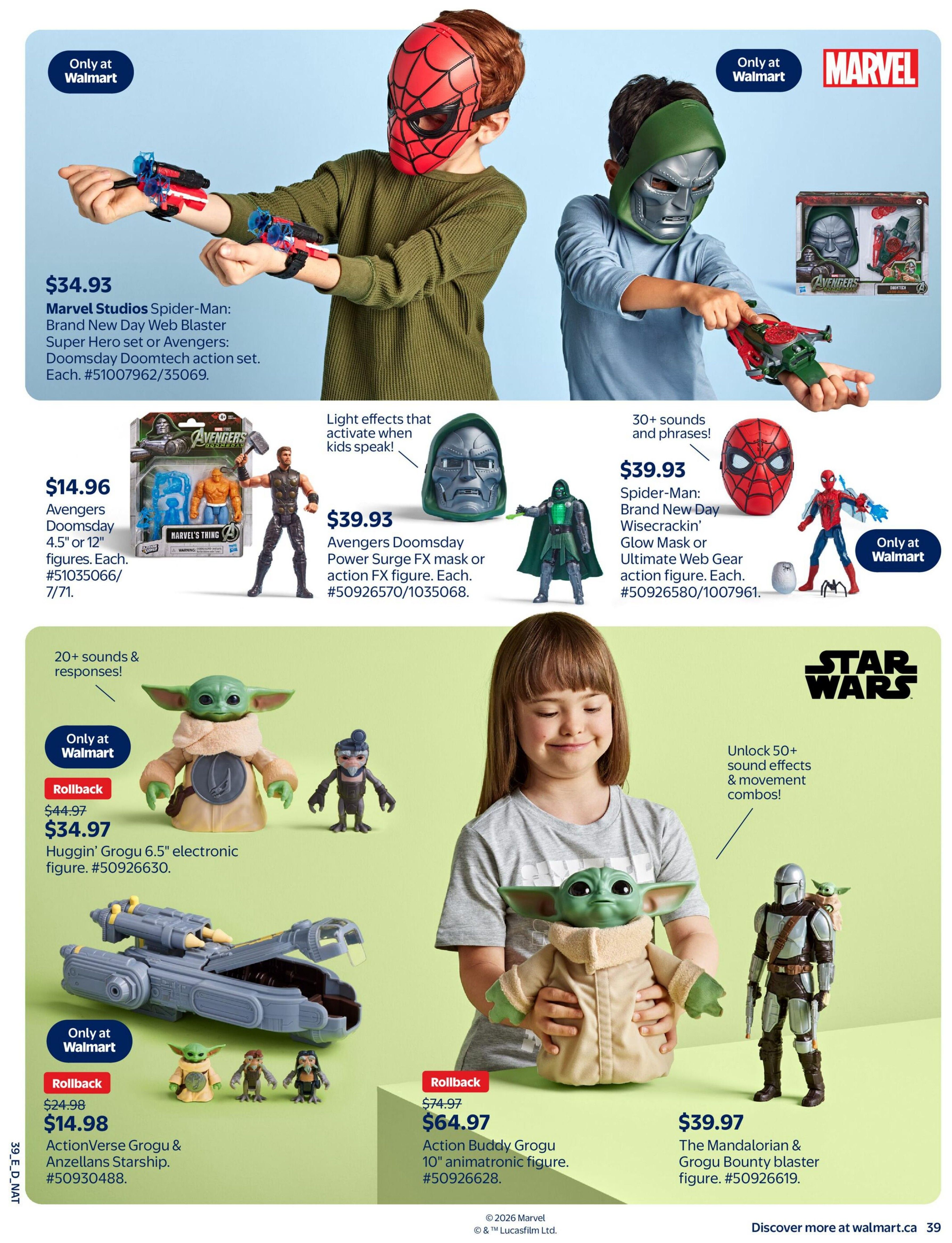 Walmart Toy Shop Flyer October 15 to December 23