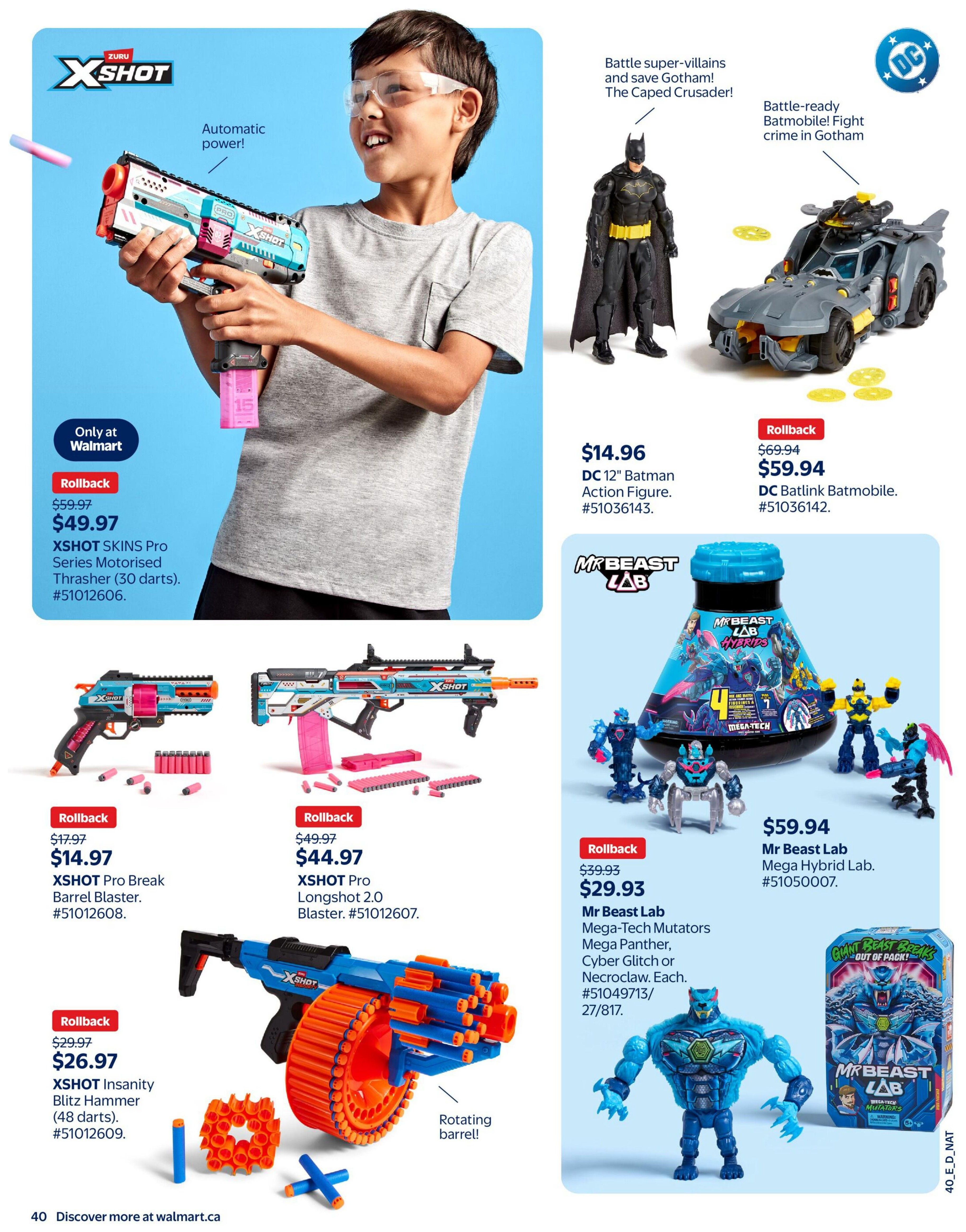 Walmart Toy Shop Flyer October 15 to December 23
