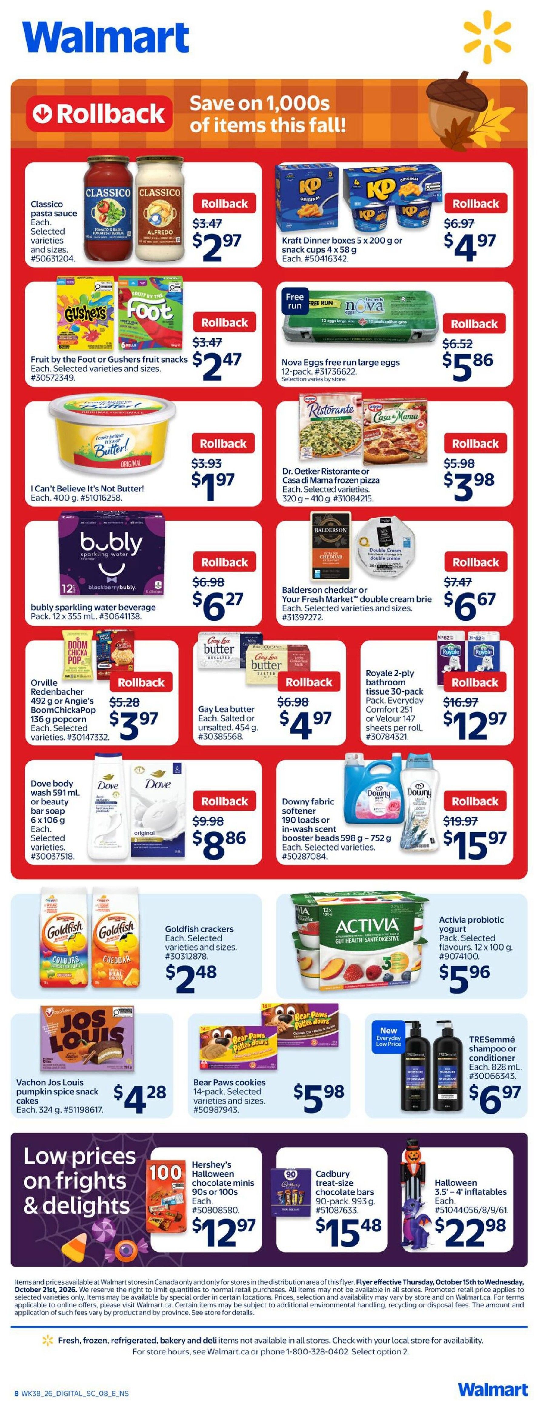 Walmart (Atlantic) Flyer October 15 to 21