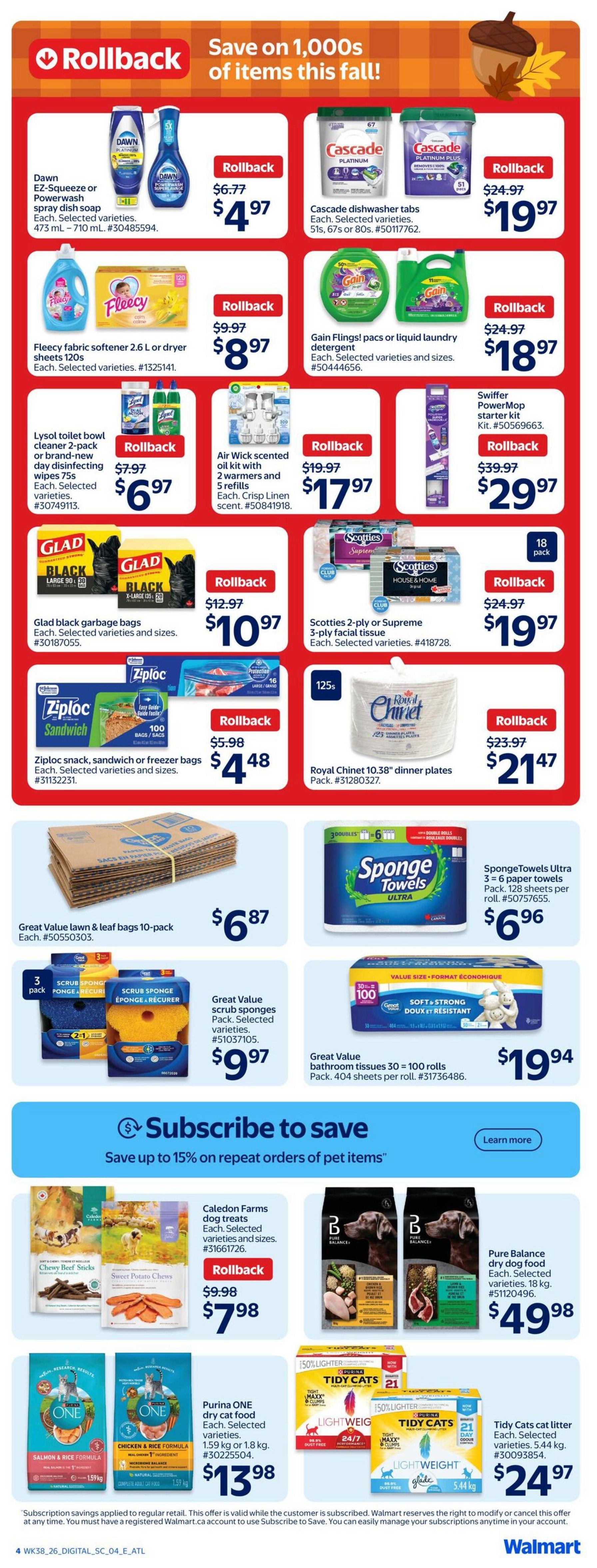 Walmart (Atlantic) Flyer October 15 to 21