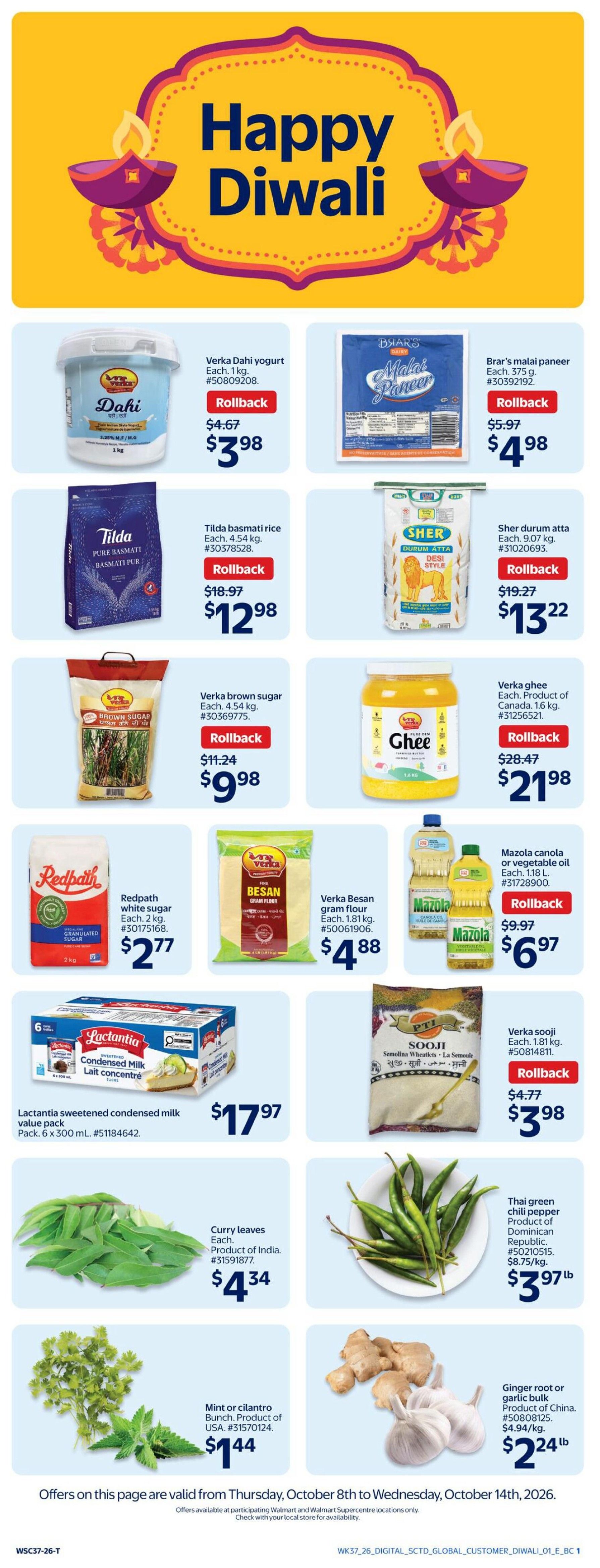Walmart (West) Flyer October 15 to 21