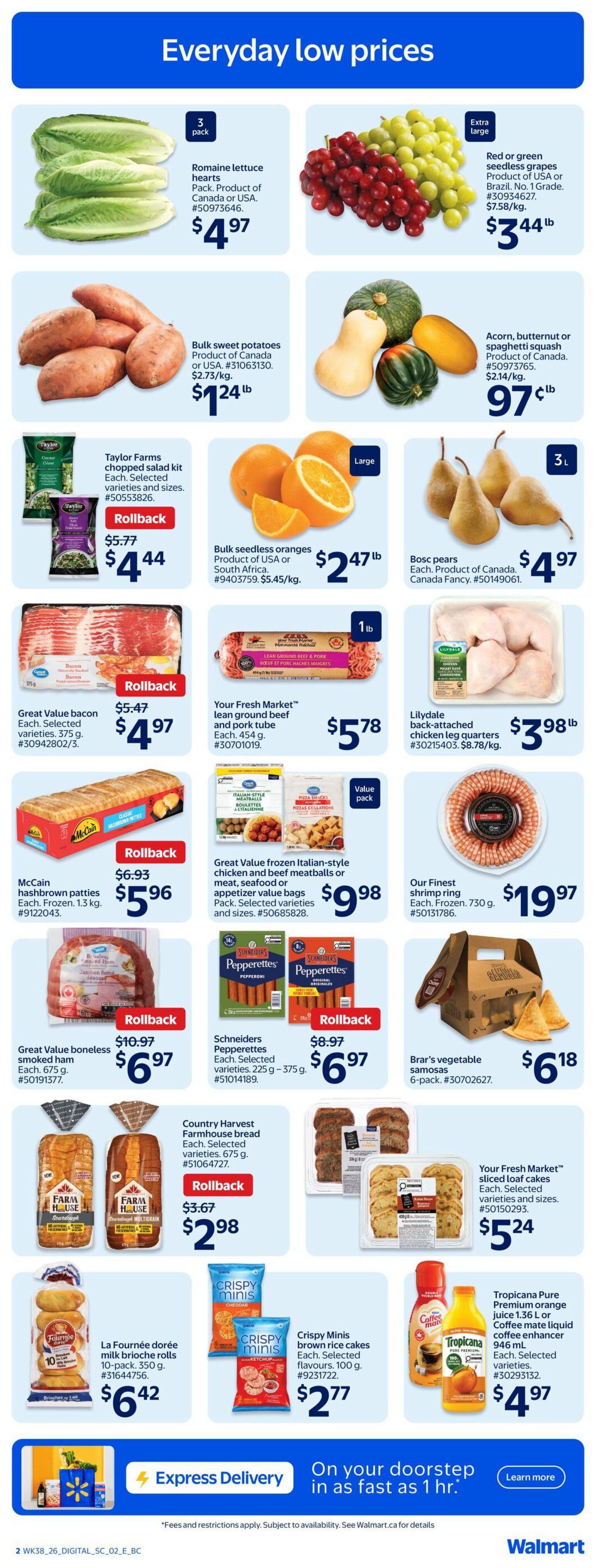 Walmart (West) Flyer October 15 to 21