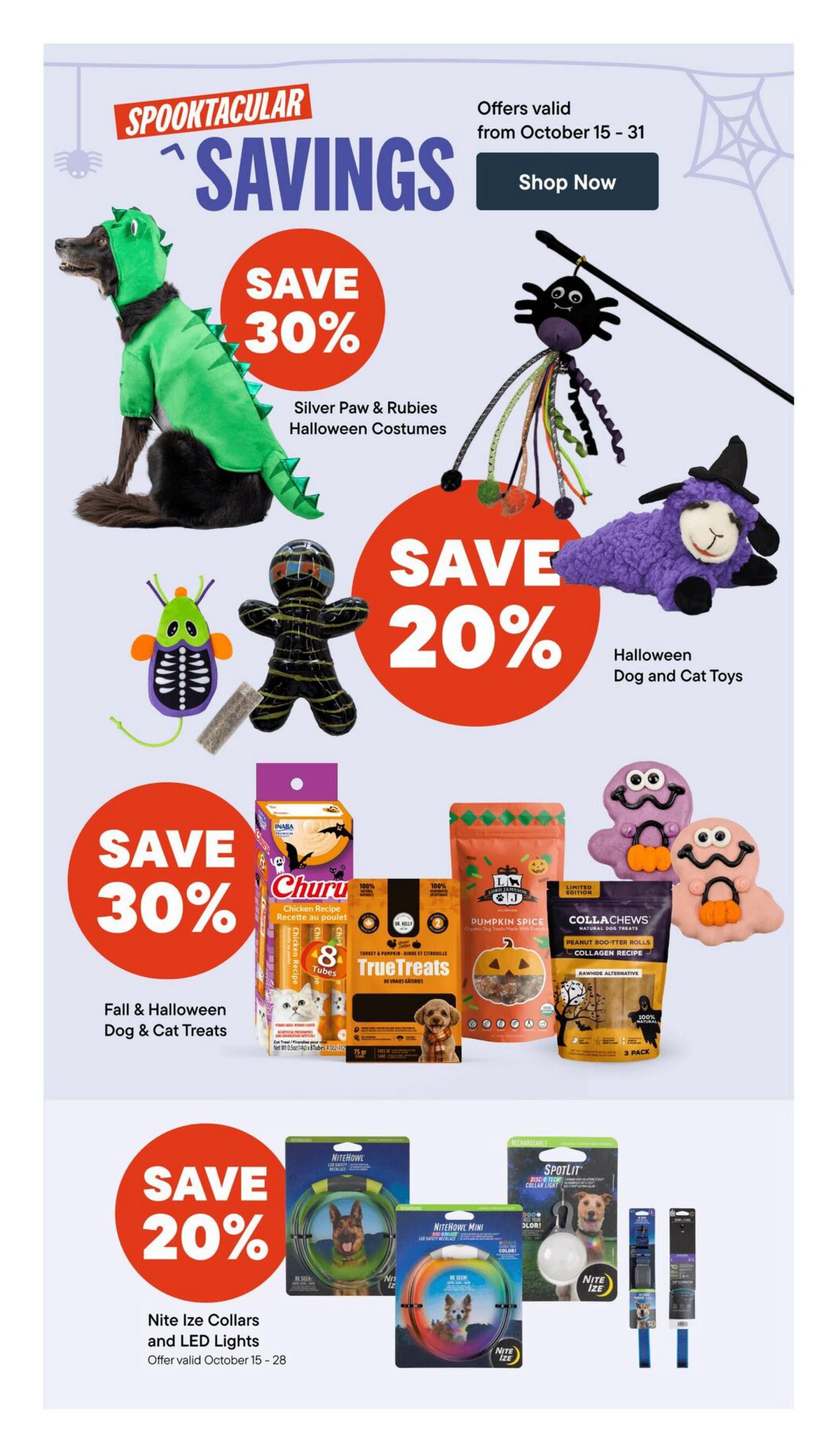 Total Pet Flyer October 15 to 28