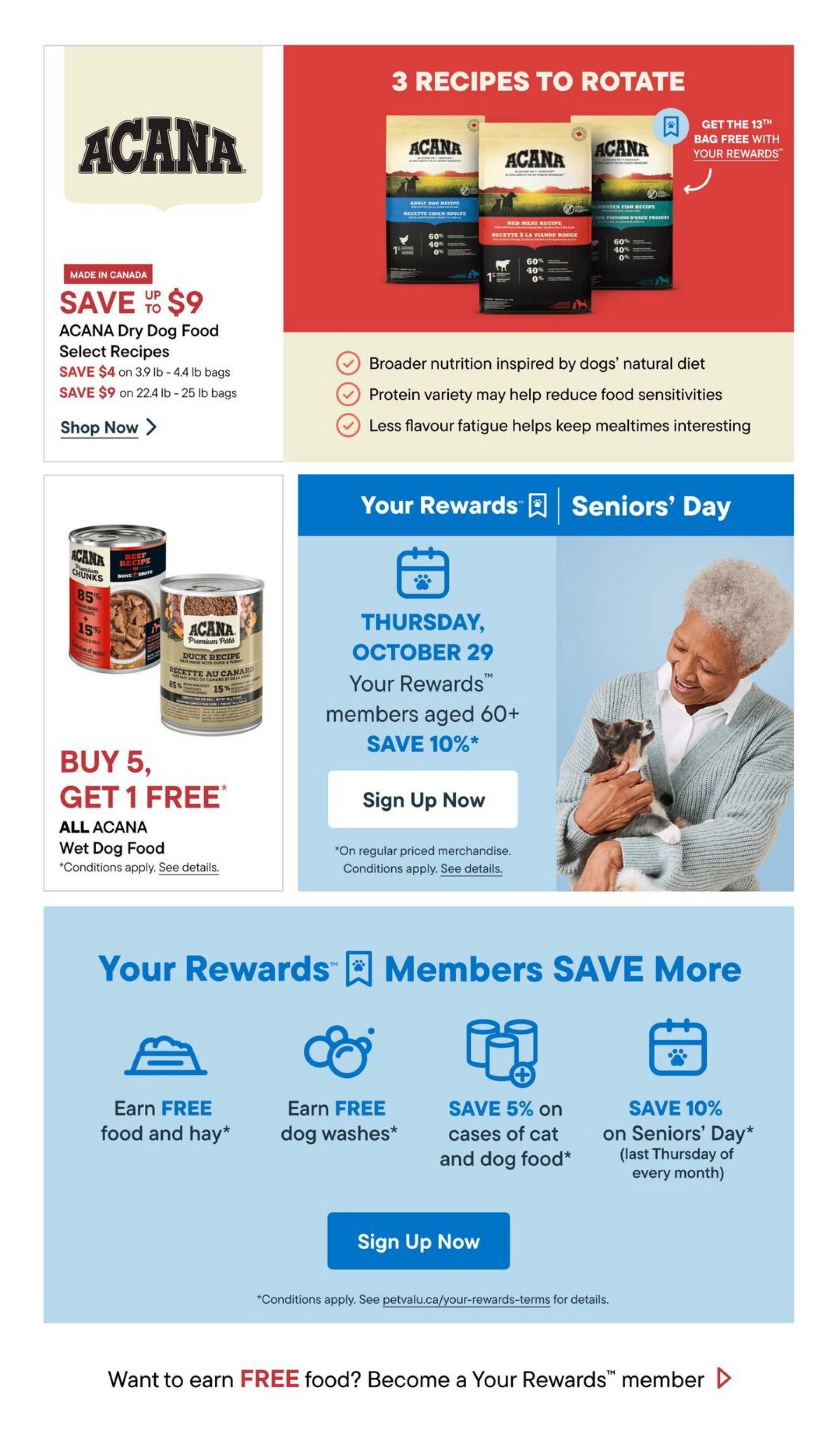 Total Pet Flyer October 15 to 28