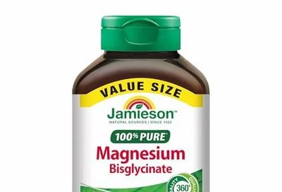 Amazon.ca: Jamieson 100% Pure Magnesium Bisglycinate 130 Caps $11.50