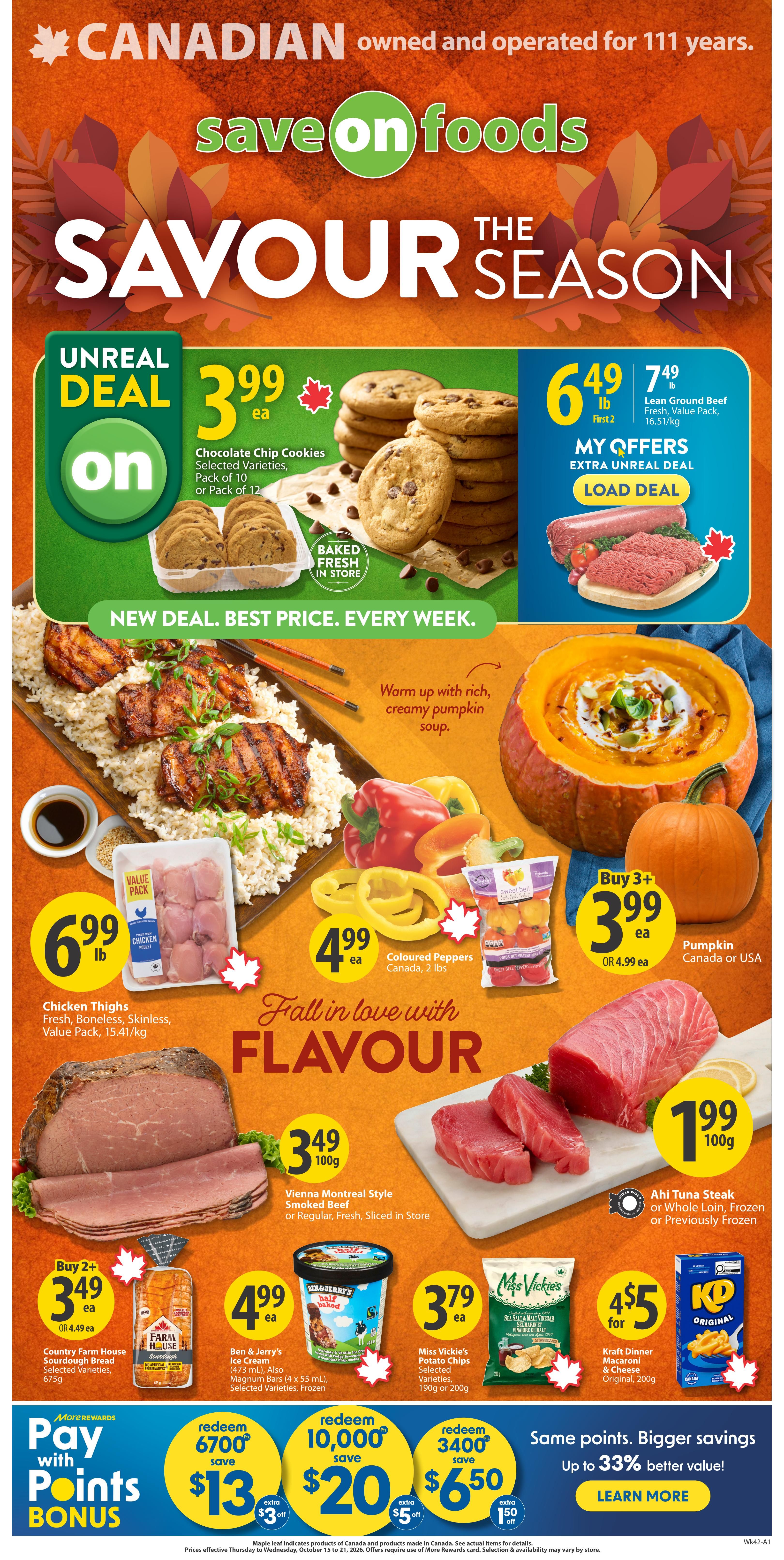 Save On Foods (BC) Flyer October 15 to 21