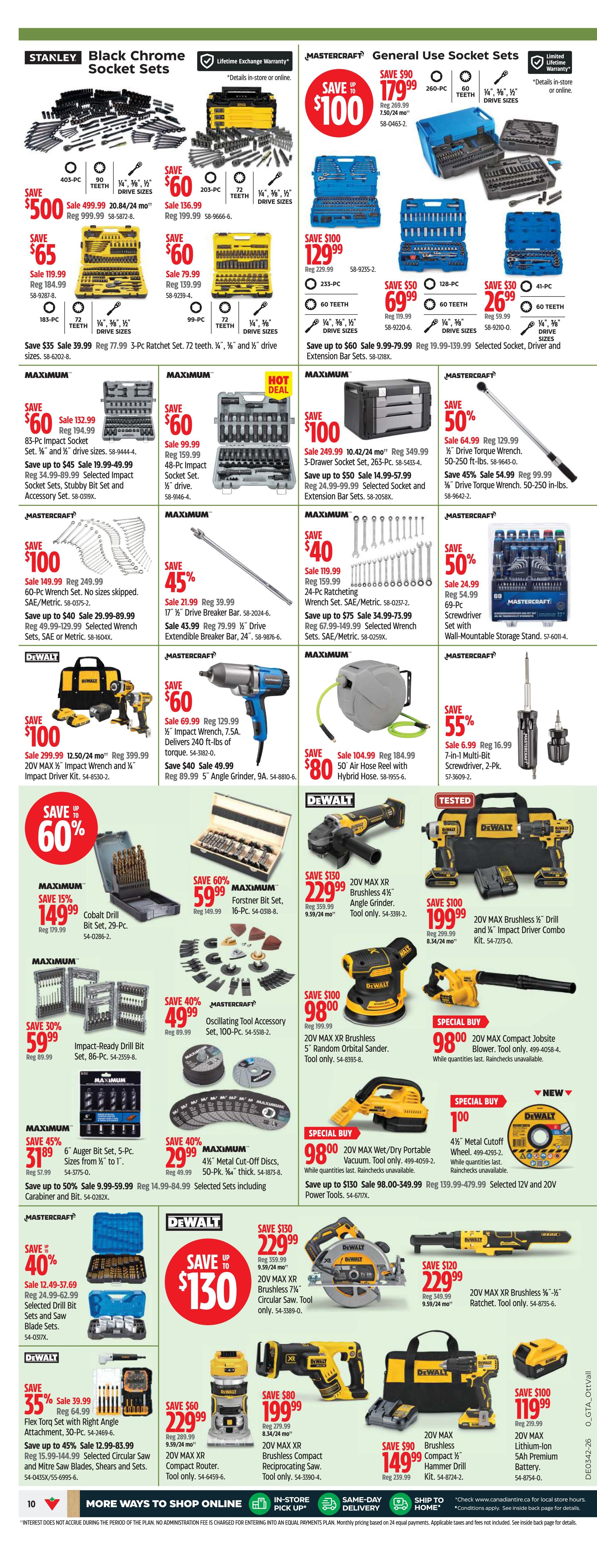 Canadian Tire (ON) Flyer October 16 to 22