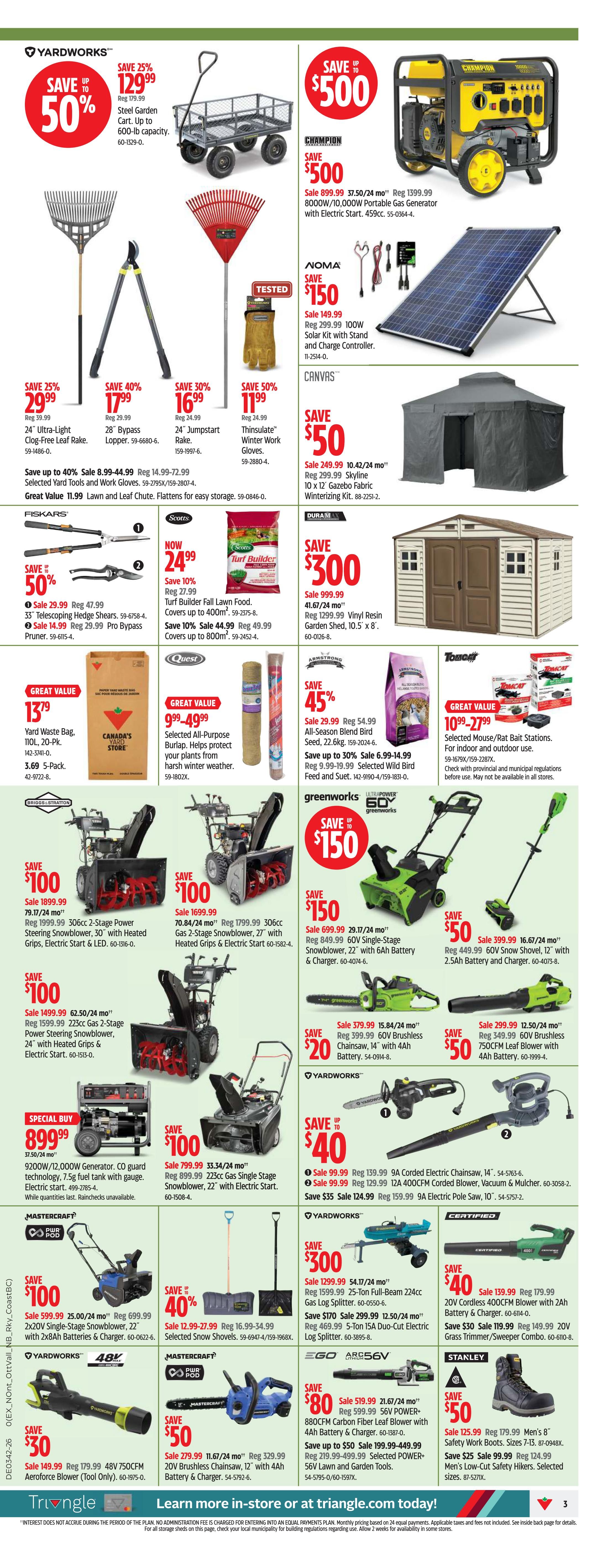 Canadian Tire (ON) Flyer October 16 to 22