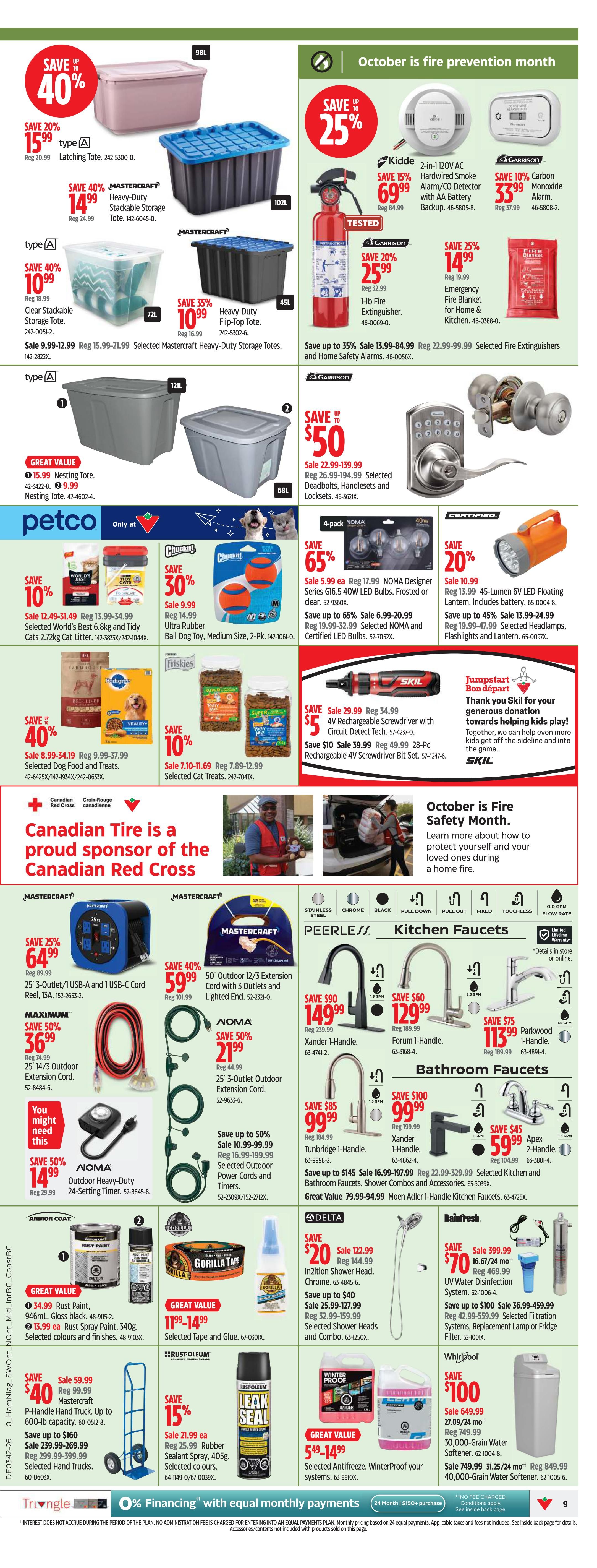 Canadian Tire (West) Flyer October 16 to 22