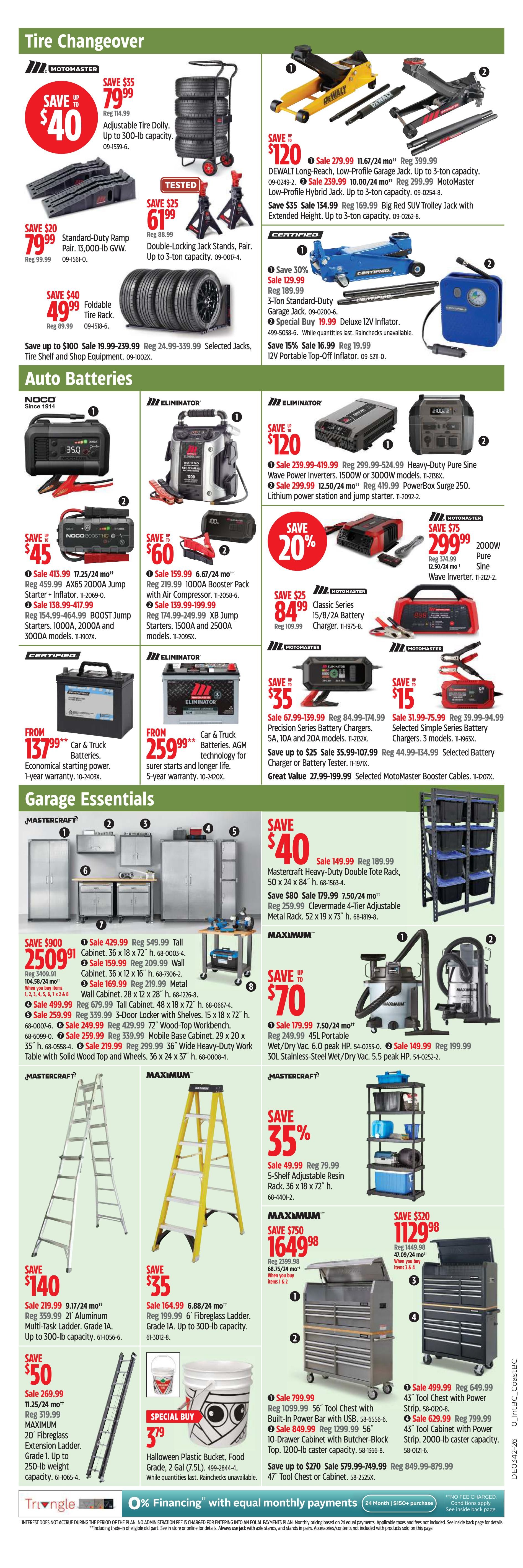 Canadian Tire (West) Flyer October 16 to 22