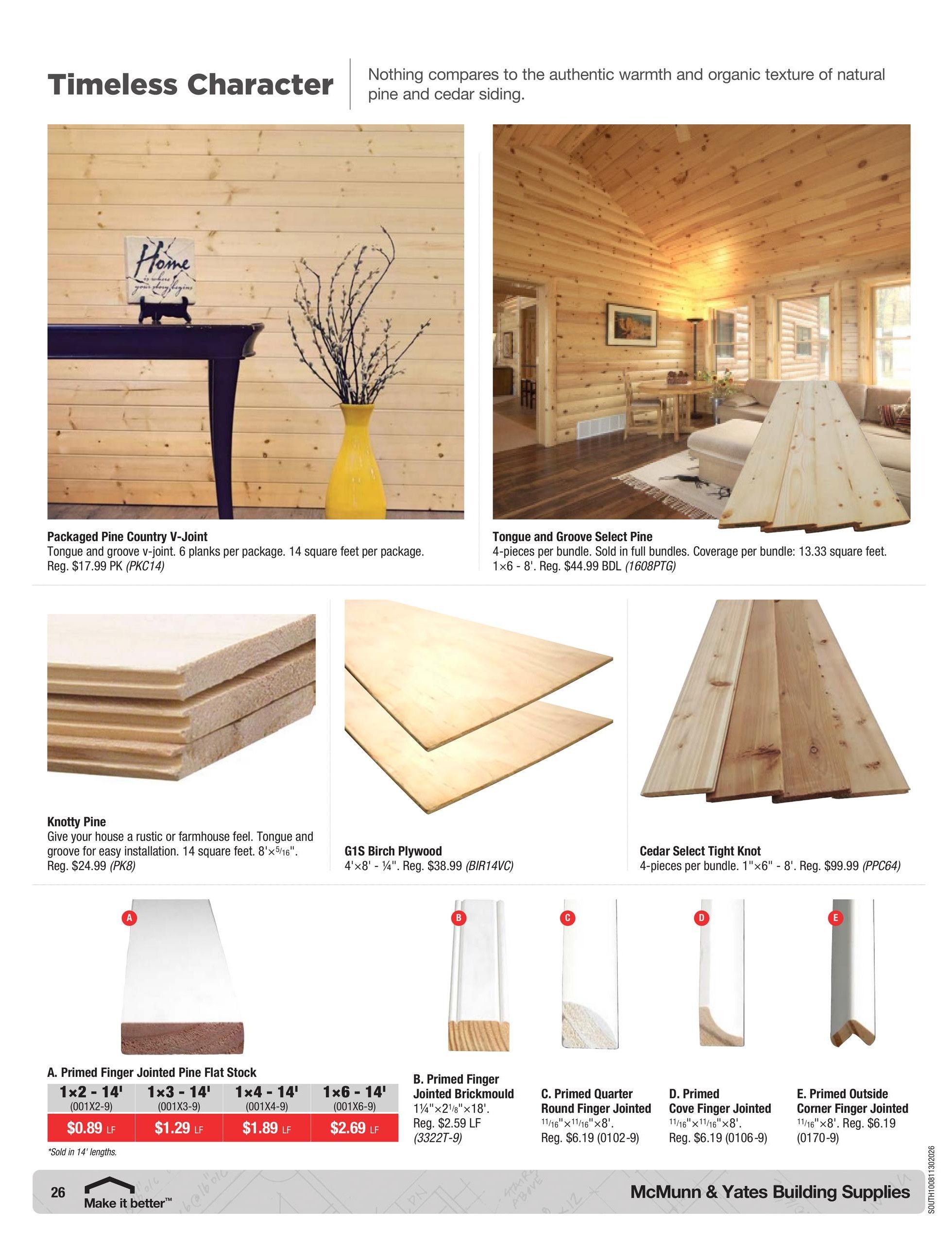 McMunn & Yates Building Supplies Flyer October 8 to November 30