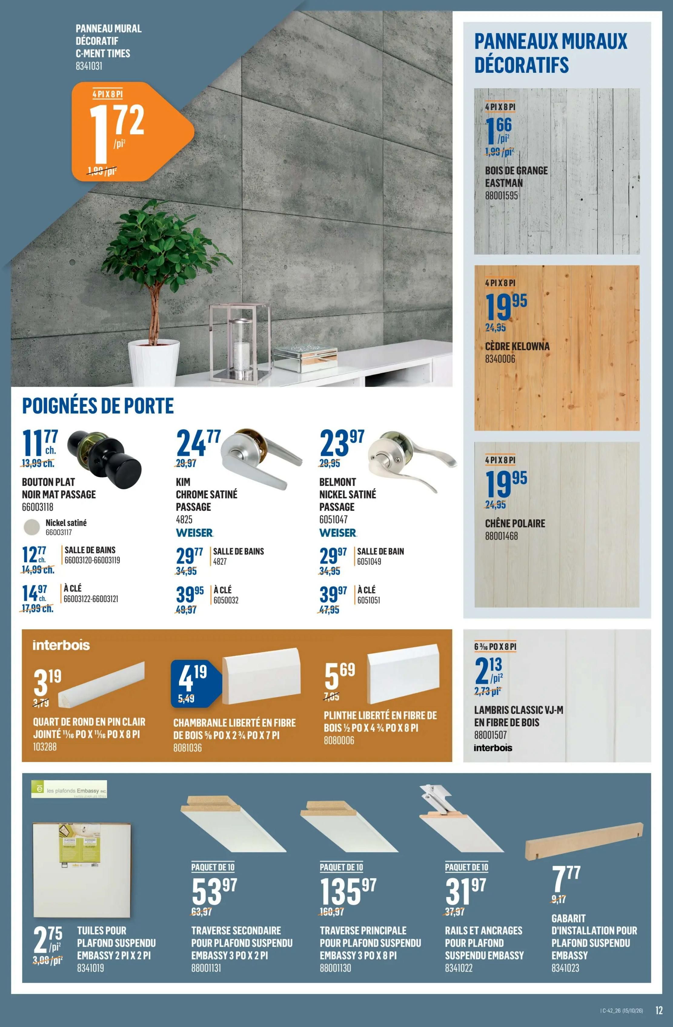 Canac Flyer October 15 to 21