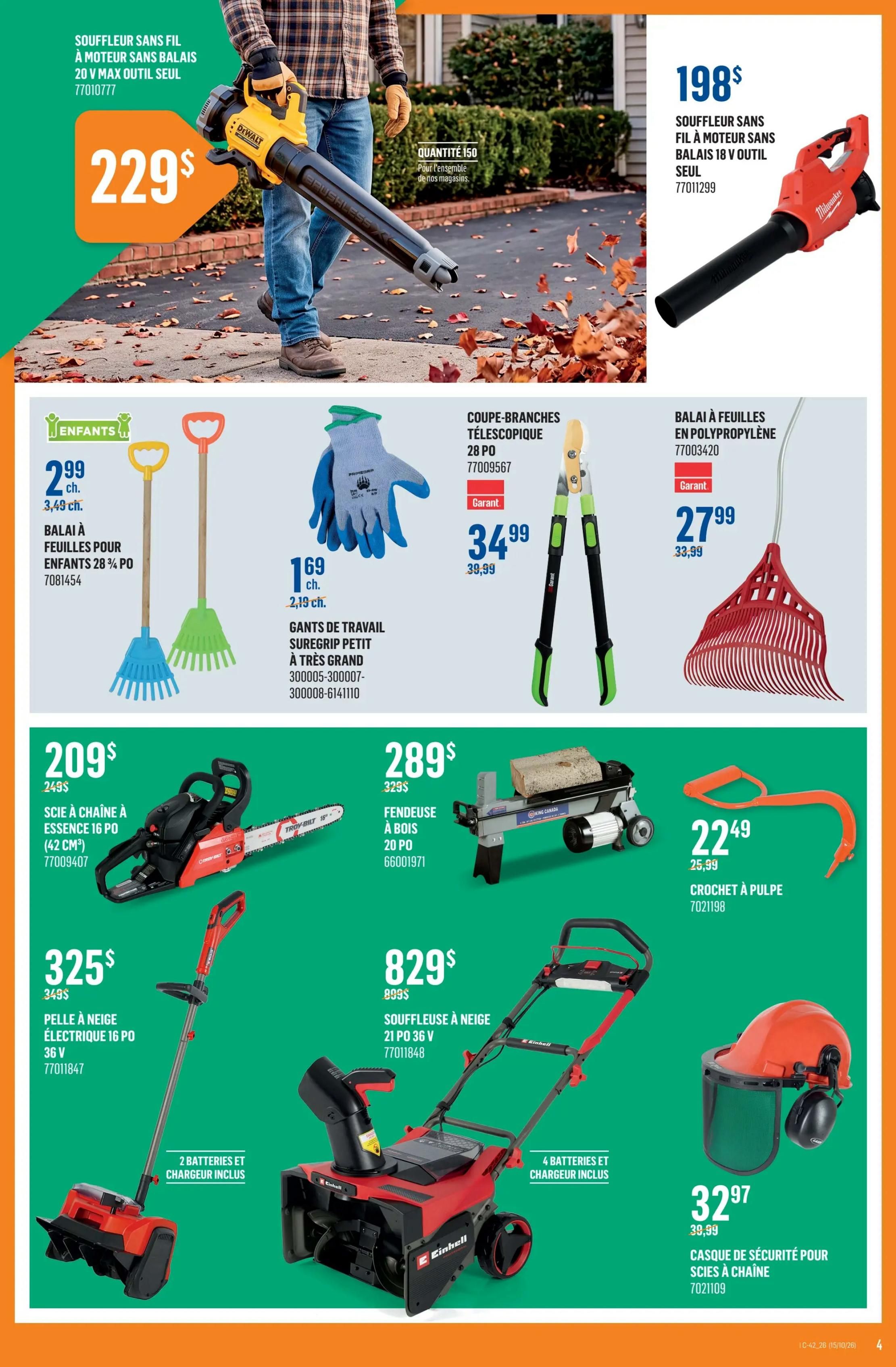 Canac Flyer October 15 to 21