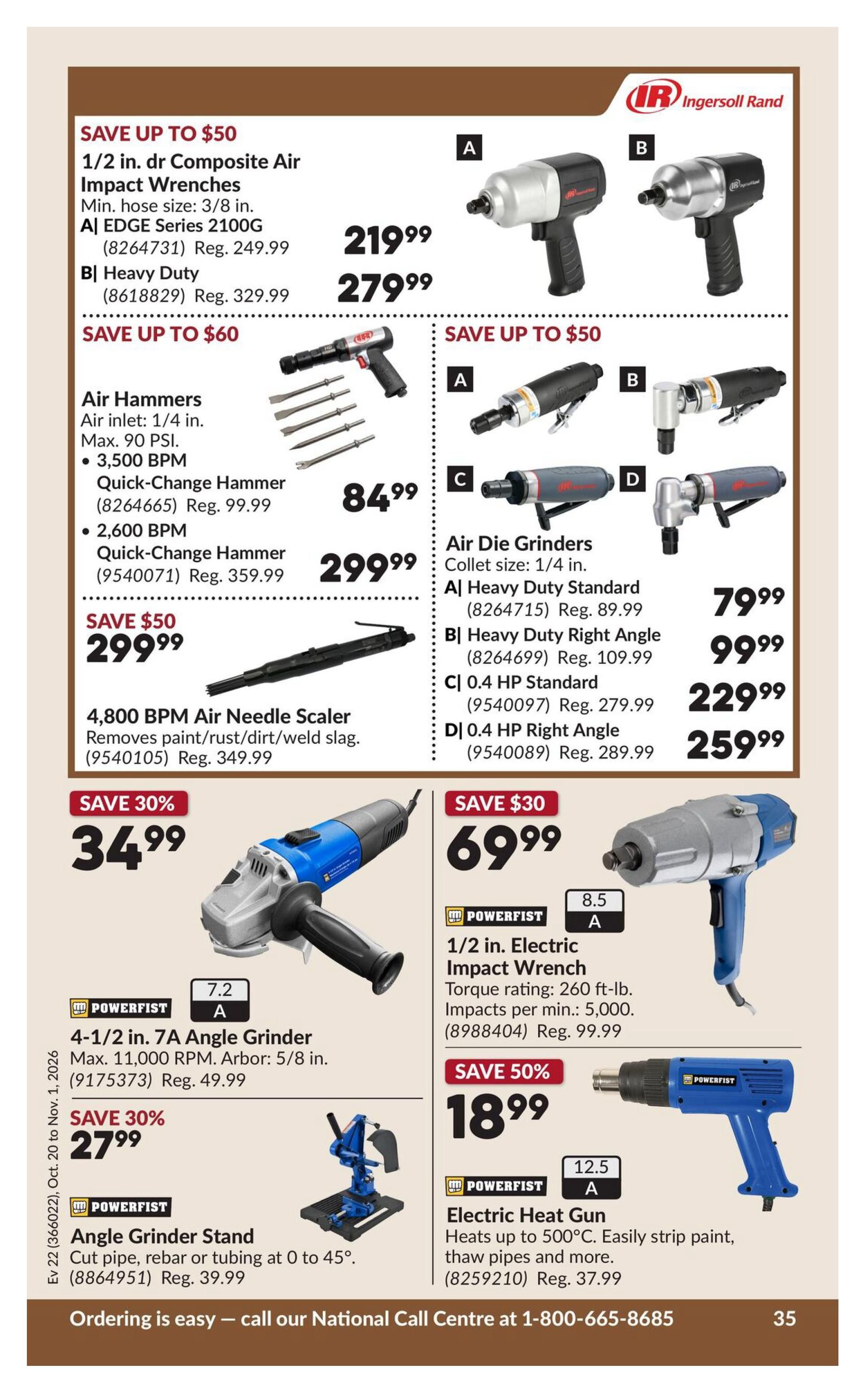 Princess Auto Flyer October 20 to November 1