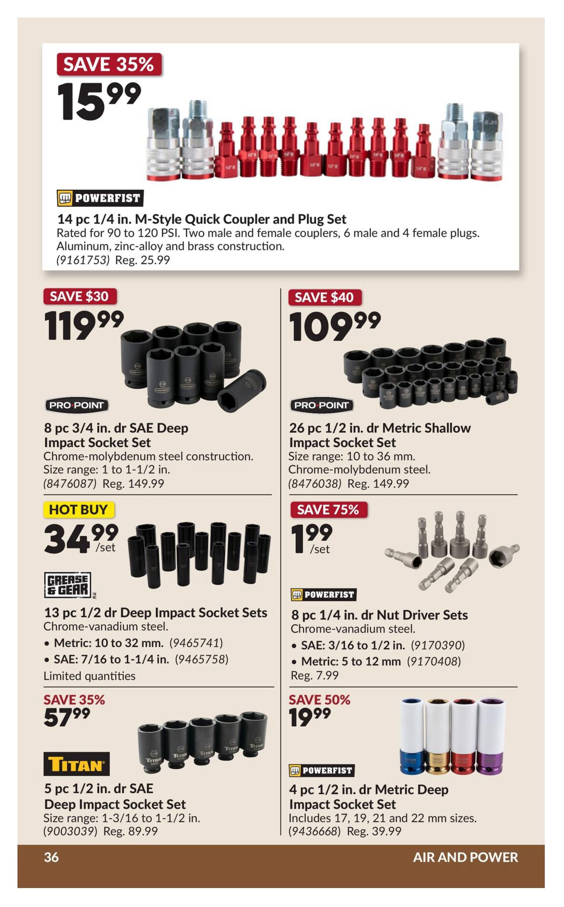 Princess Auto Flyer October 20 to November 1