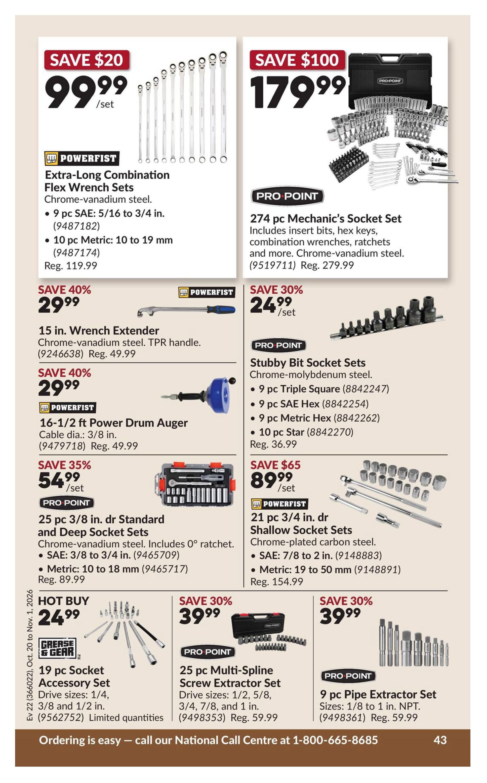 Princess Auto Flyer October 20 to November 1