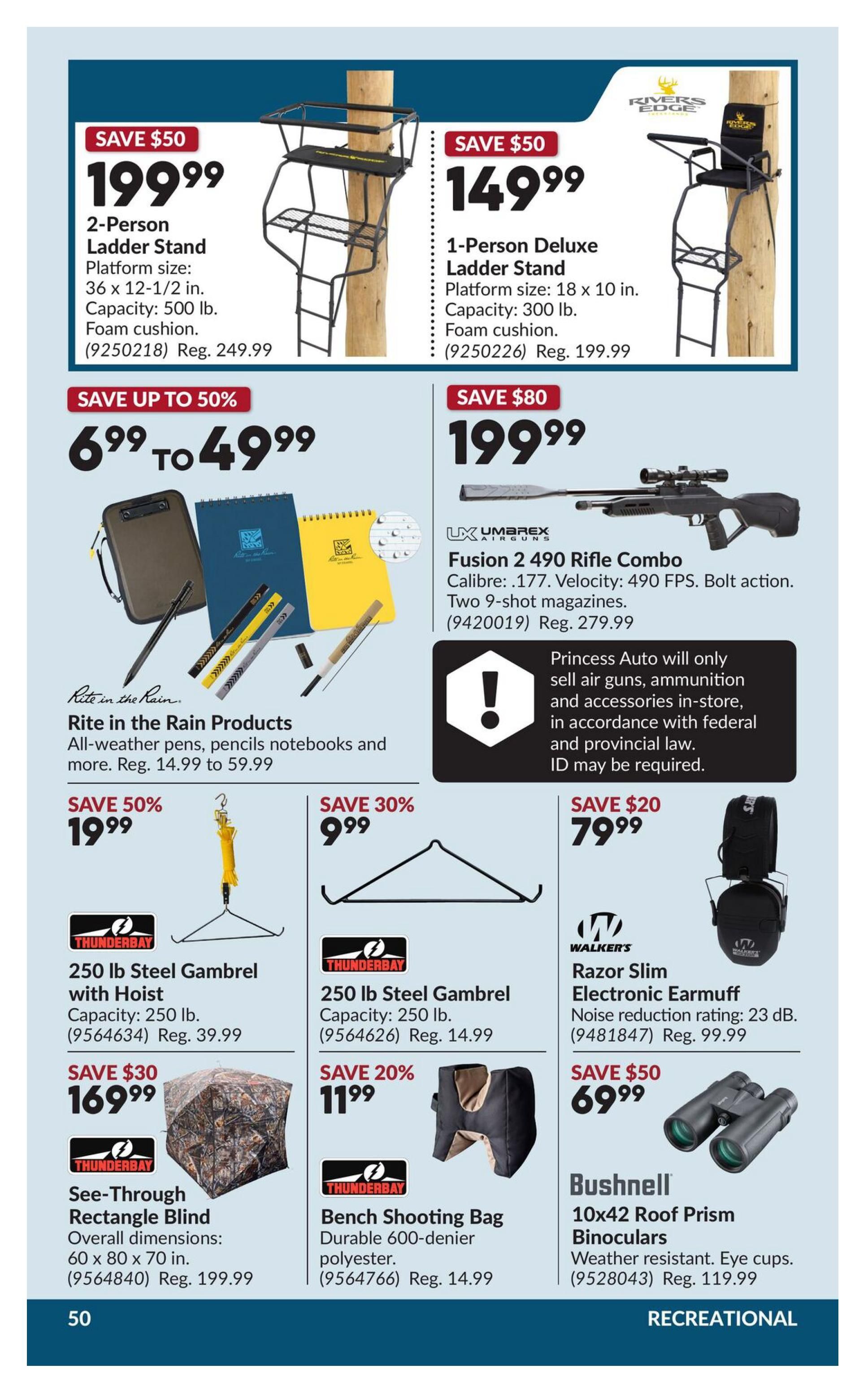 Princess Auto Flyer October 20 to November 1