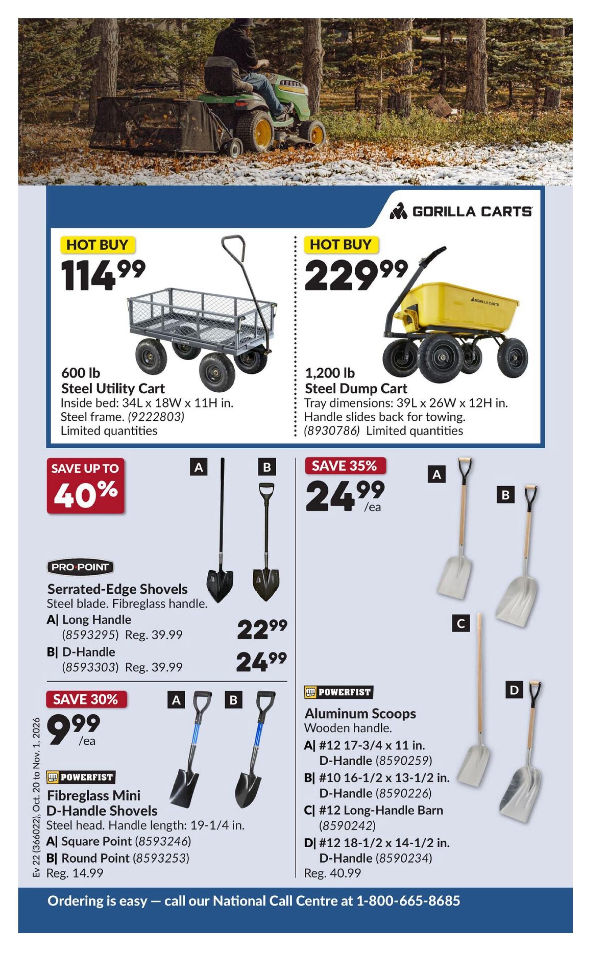 Princess Auto Flyer October 20 to November 1