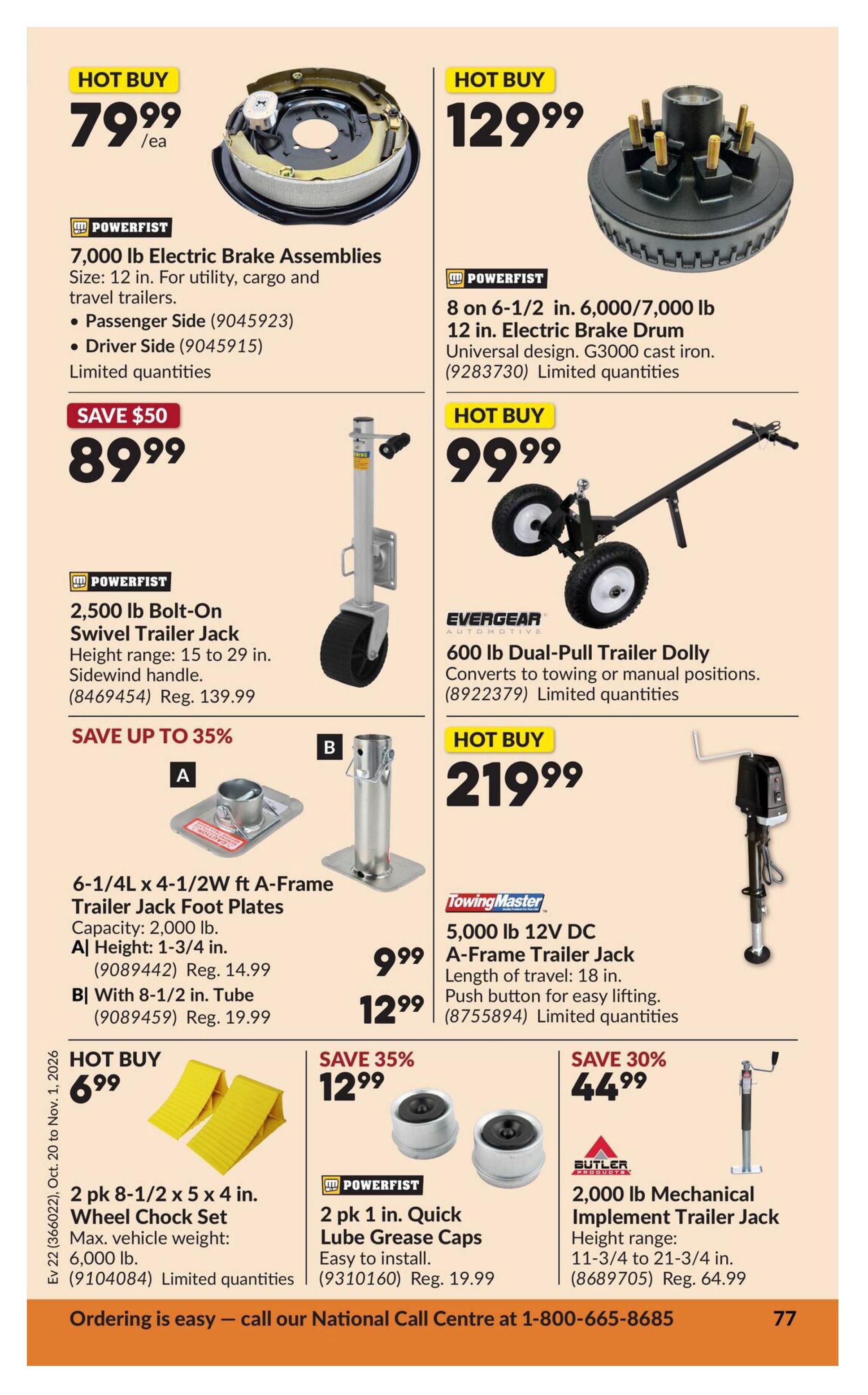Princess Auto Flyer October 20 to November 1