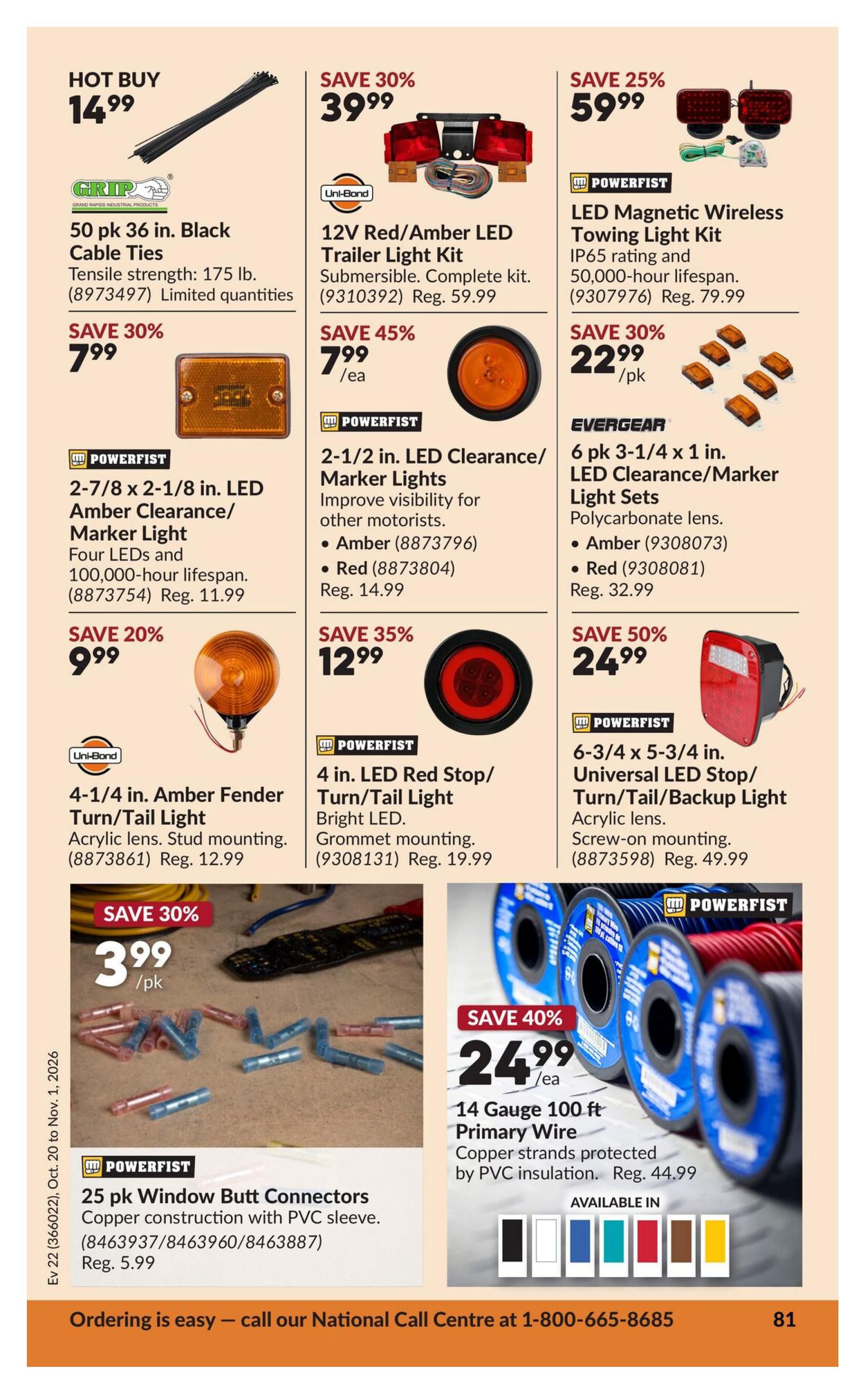Princess Auto Flyer October 20 to November 1