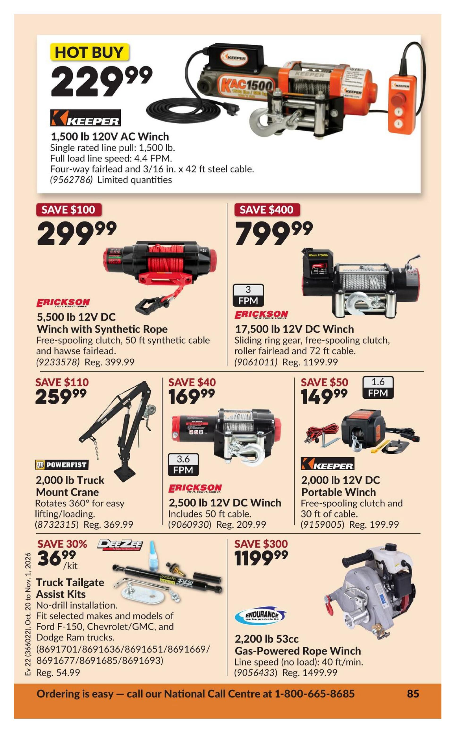 Princess Auto Flyer October 20 to November 1