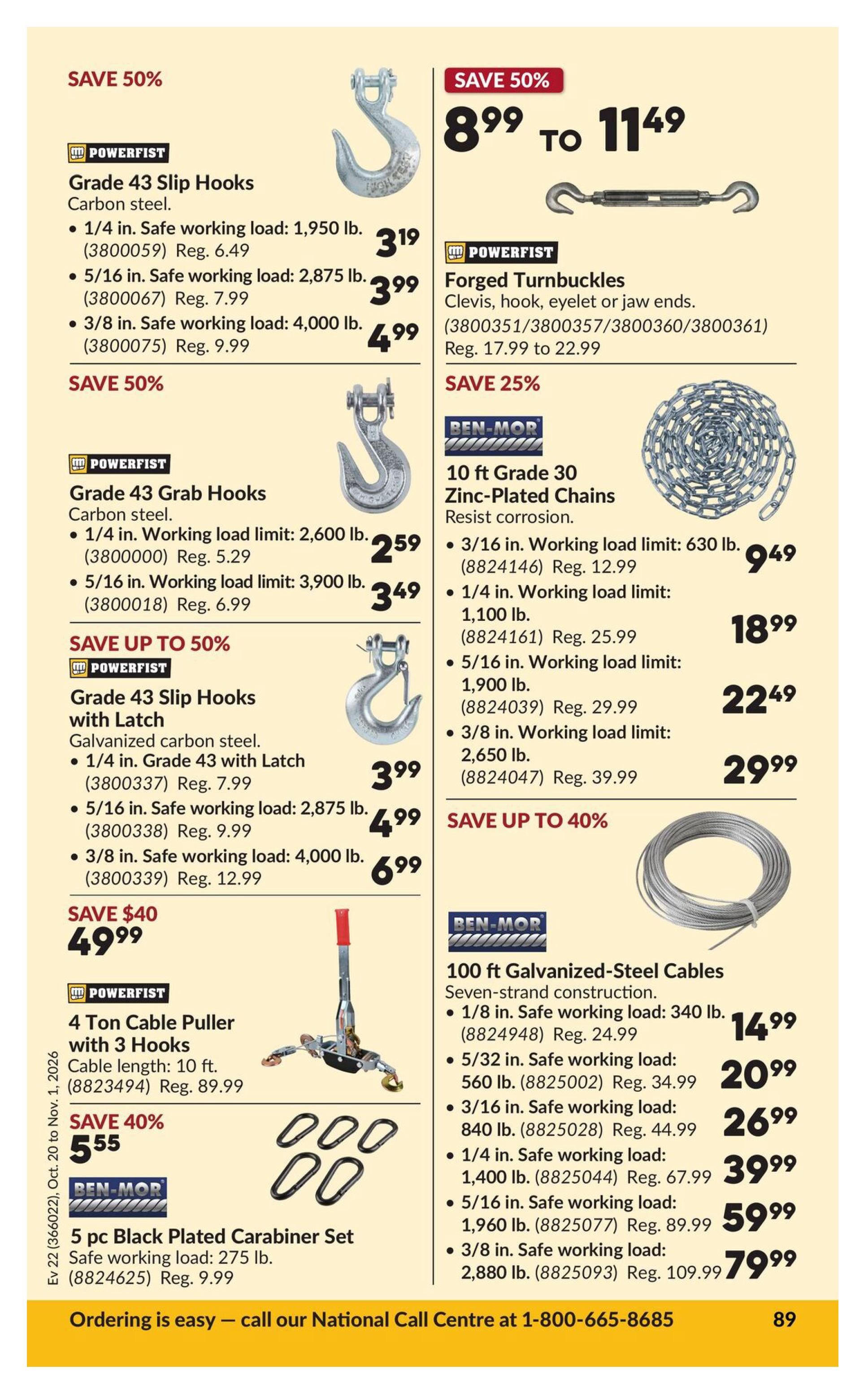 Princess Auto Flyer October 20 to November 1