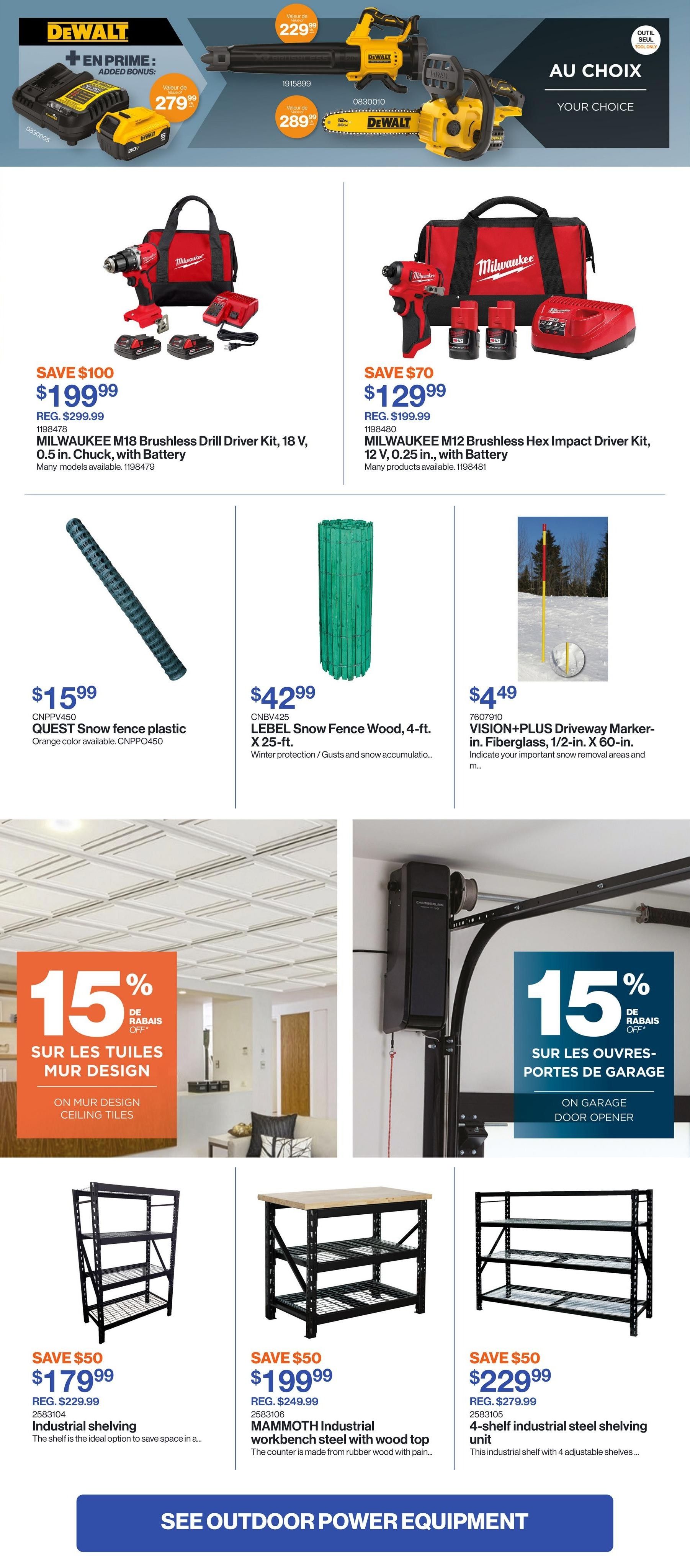 Patrick Morin Flyer October 15 to 21
