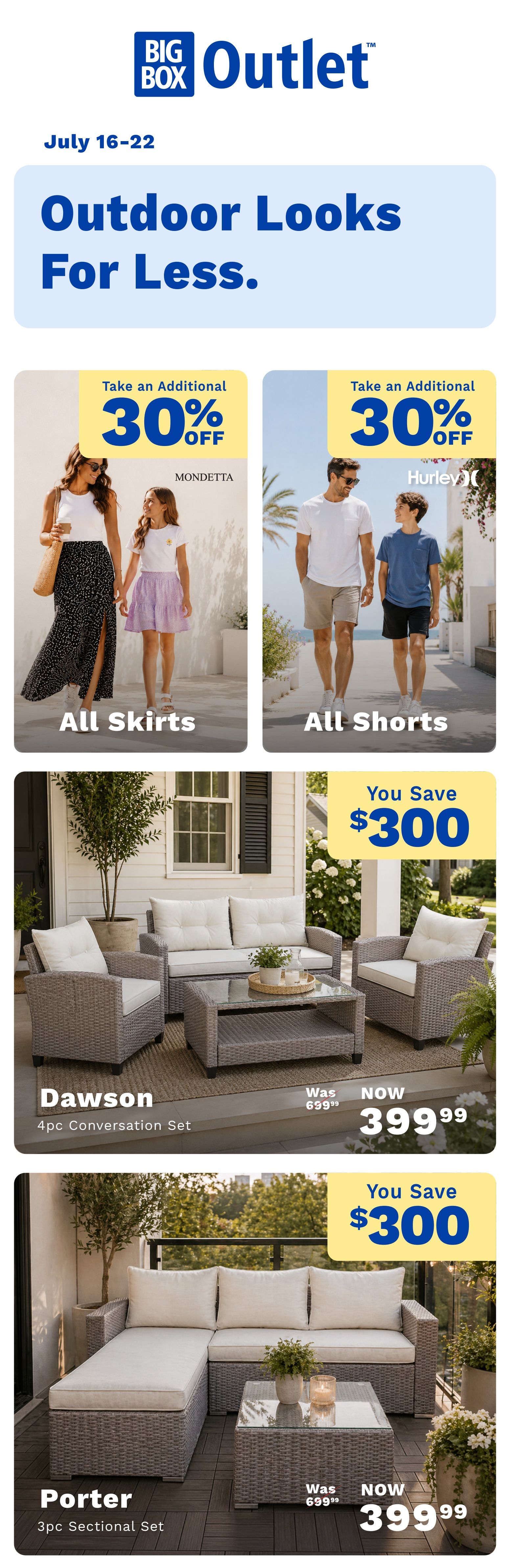 Big Box Outlet Store Flyer October 15 to 21