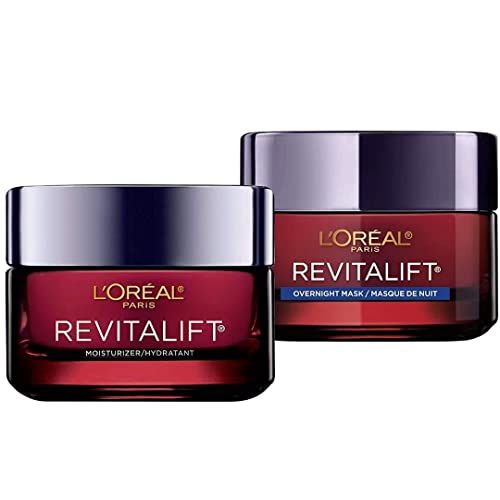 L'Oreal Paris Revitalift Triple Power LZR Anti Aging Day & Night Face Cream With Pro Retinol, Vitamin C + Hyaluronic Acid, Anti Wrinkle Moisturizer, Skin Care Kit, 2 Count L'Oreal Paris Revitalift Triple Power LZR Anti Aging Day & Night Face Cream With Pro Retinol, Vitamin C + Hyaluronic Acid, Anti Wrinkle Moisturizer, Skin Care Kit, 2 Count