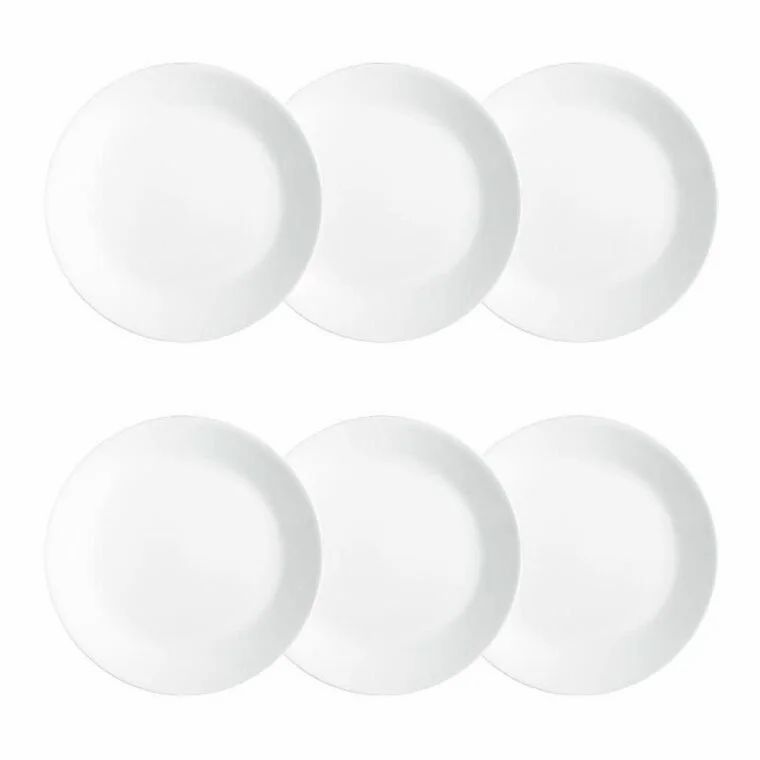 Walmart: Corelle Winter Frost White 6.75" Glass Appetizer Plate (Set of 6) Walmart: Corelle Winter Frost White 6.75" Glass Appetizer Plate (Set of 6)
