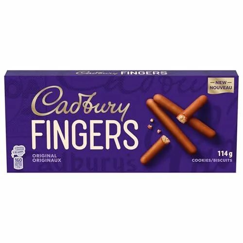 Amazon.ca: Cadbury, Fingers Original 114g, Chocolatey Cookie Biscuits; $2.31 with Coupon ($4.15 - $1.84 = $2.31) Amazon.ca: Cadbury, Fingers Original 114g, Chocolatey Cookie Biscuits; $2.31 with Coupon ($4.15 - $1.84 = $2.31)