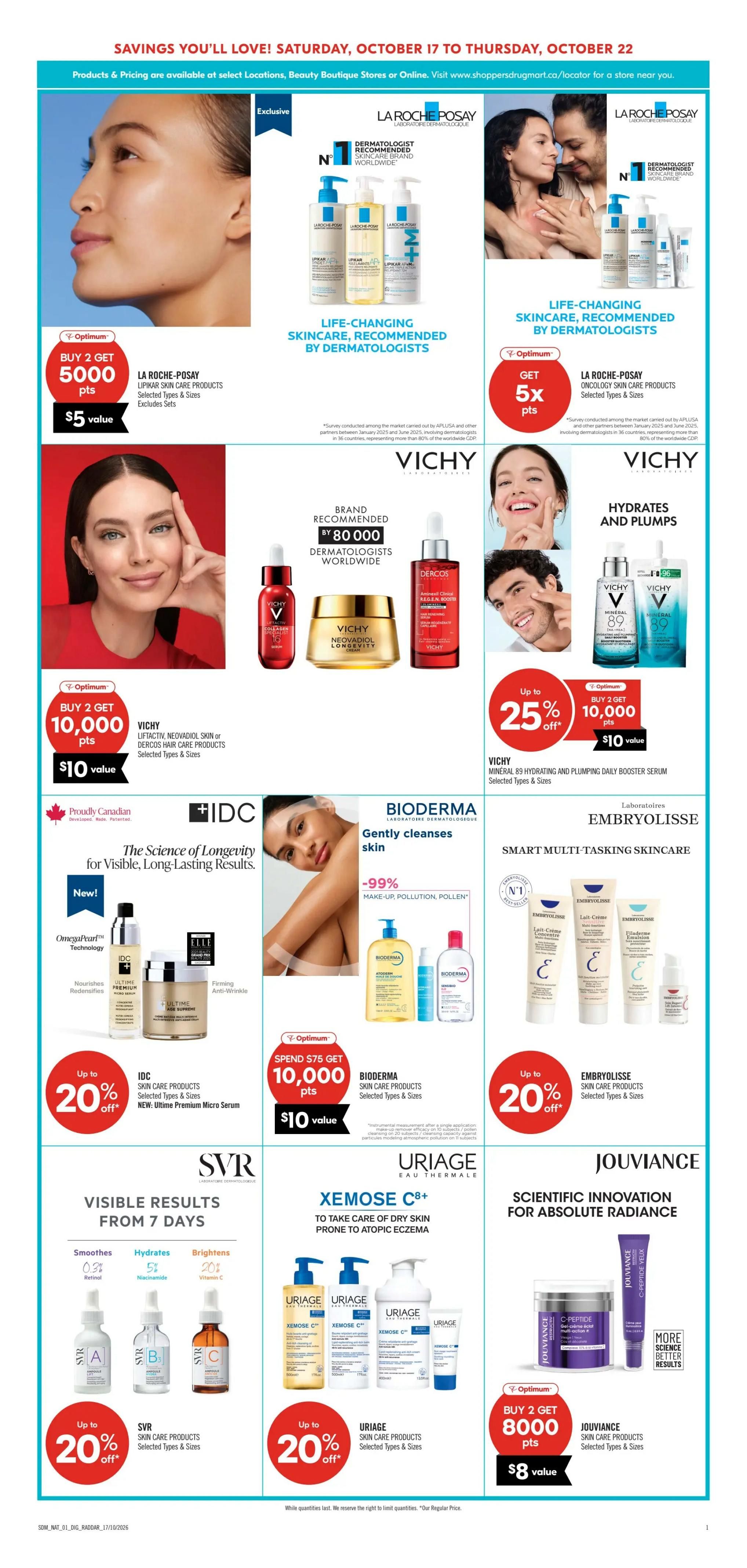 Shoppers Drug Mart (ON) Flyer October 17 to 22