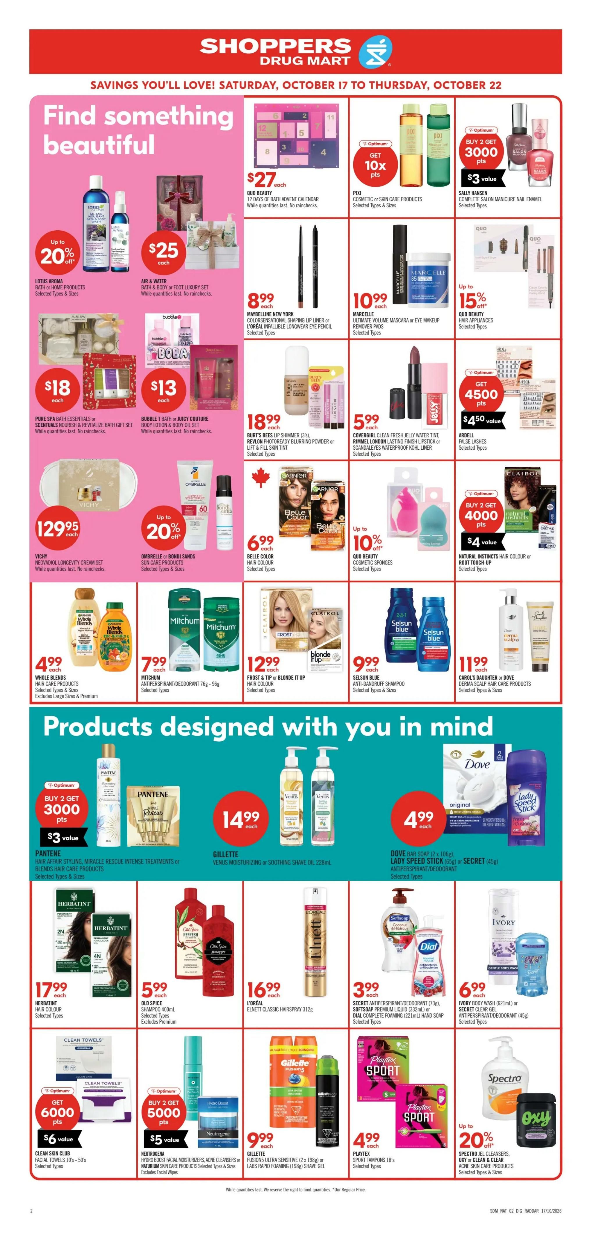 Shoppers Drug Mart (ON) Flyer October 17 to 22