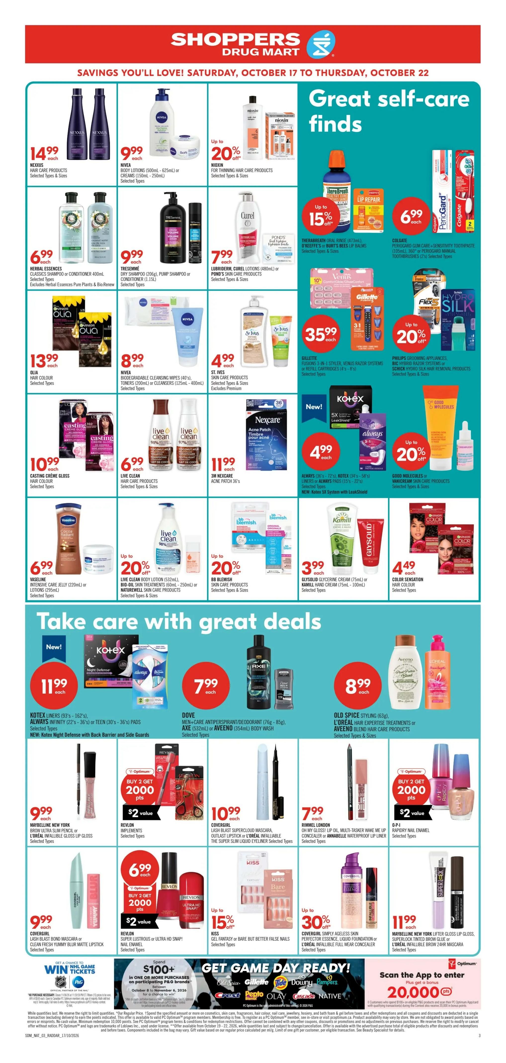 Shoppers Drug Mart (Atlantic) Flyer October 17 to 22