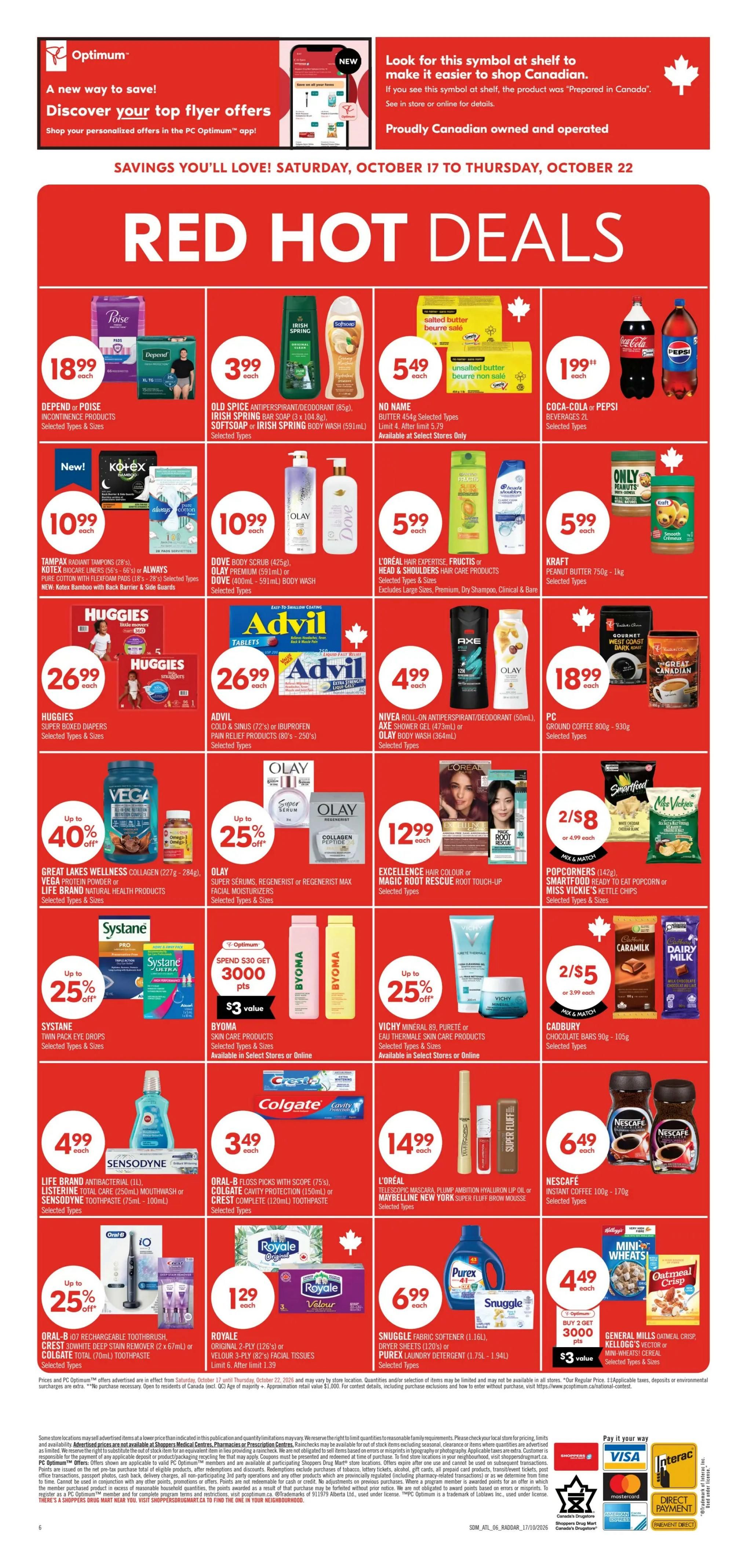 Shoppers Drug Mart (Atlantic) Flyer October 17 to 22