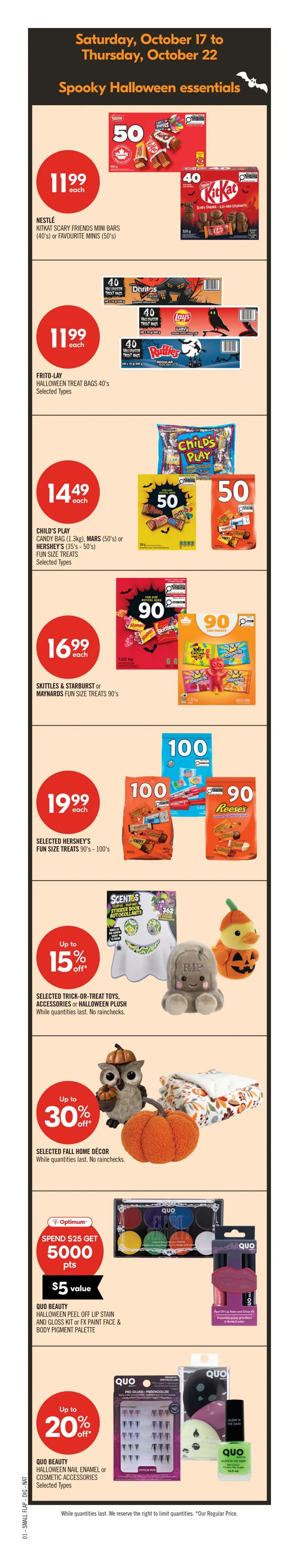 Shoppers Drug Mart (Atlantic) Flyer October 17 to 22