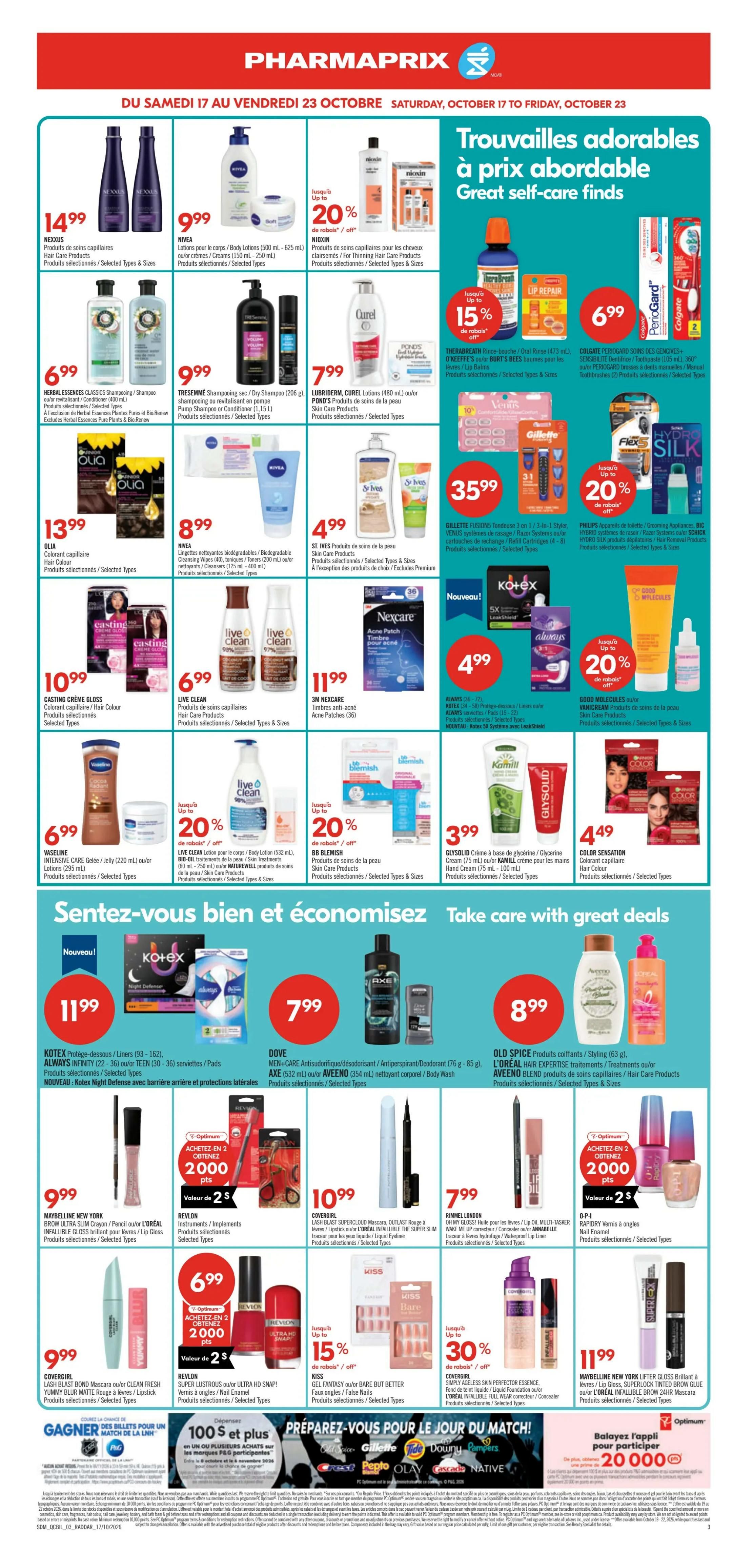 Pharmaprix Flyer October 17 to 22