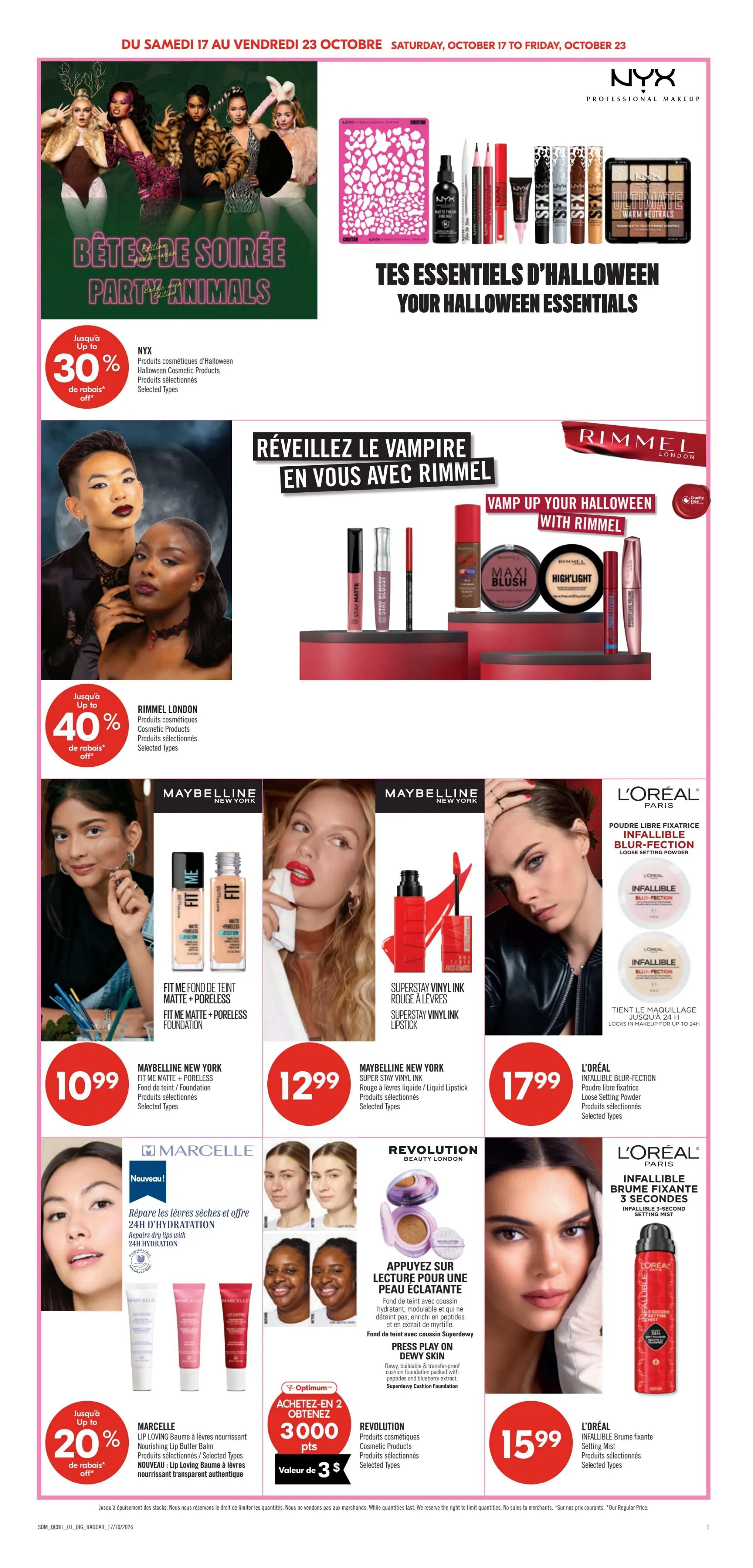 Pharmaprix Flyer October 17 to 22