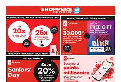Shoppers Drug Mart (West) Flyer October 17 to 22