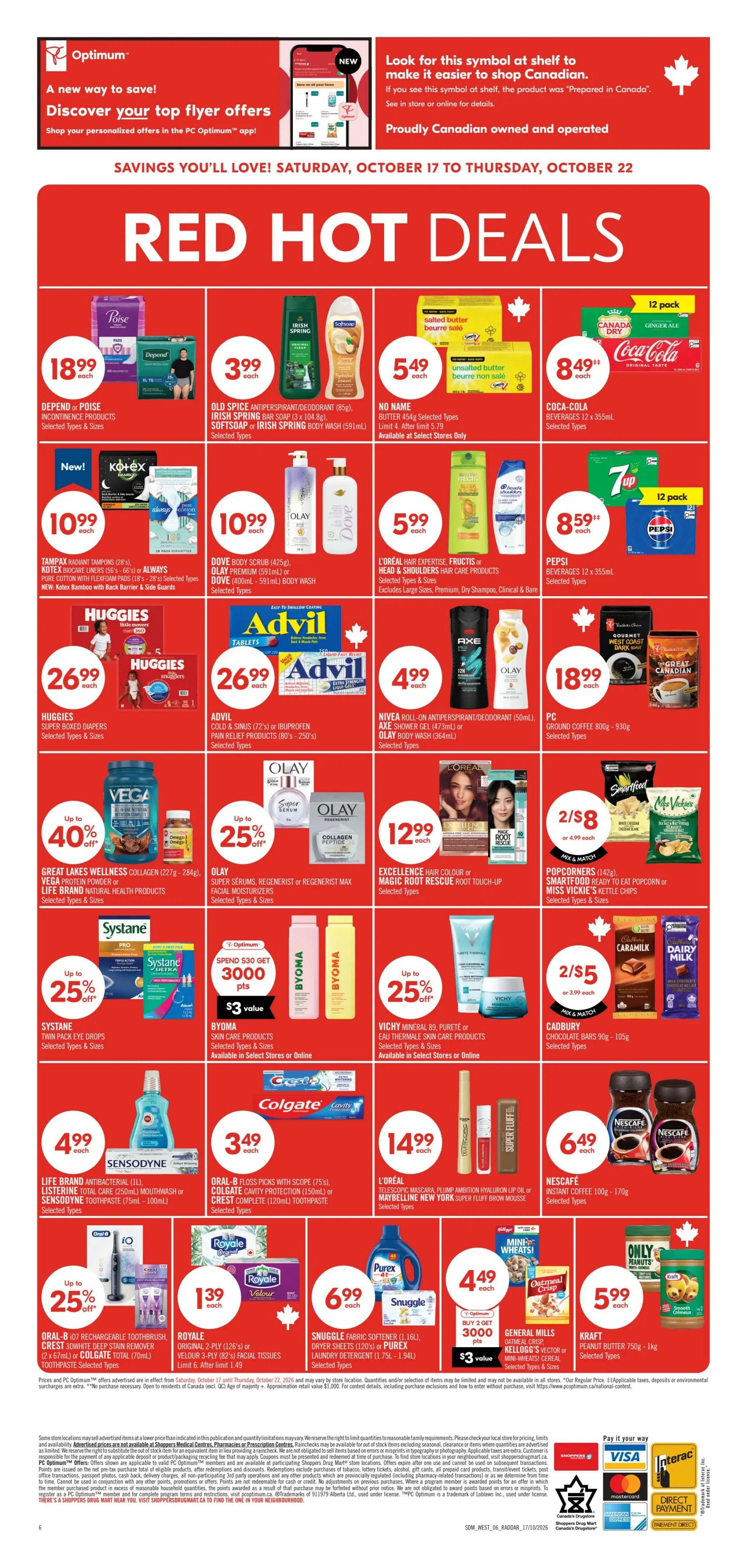Shoppers Drug Mart (West) Flyer October 17 to 22