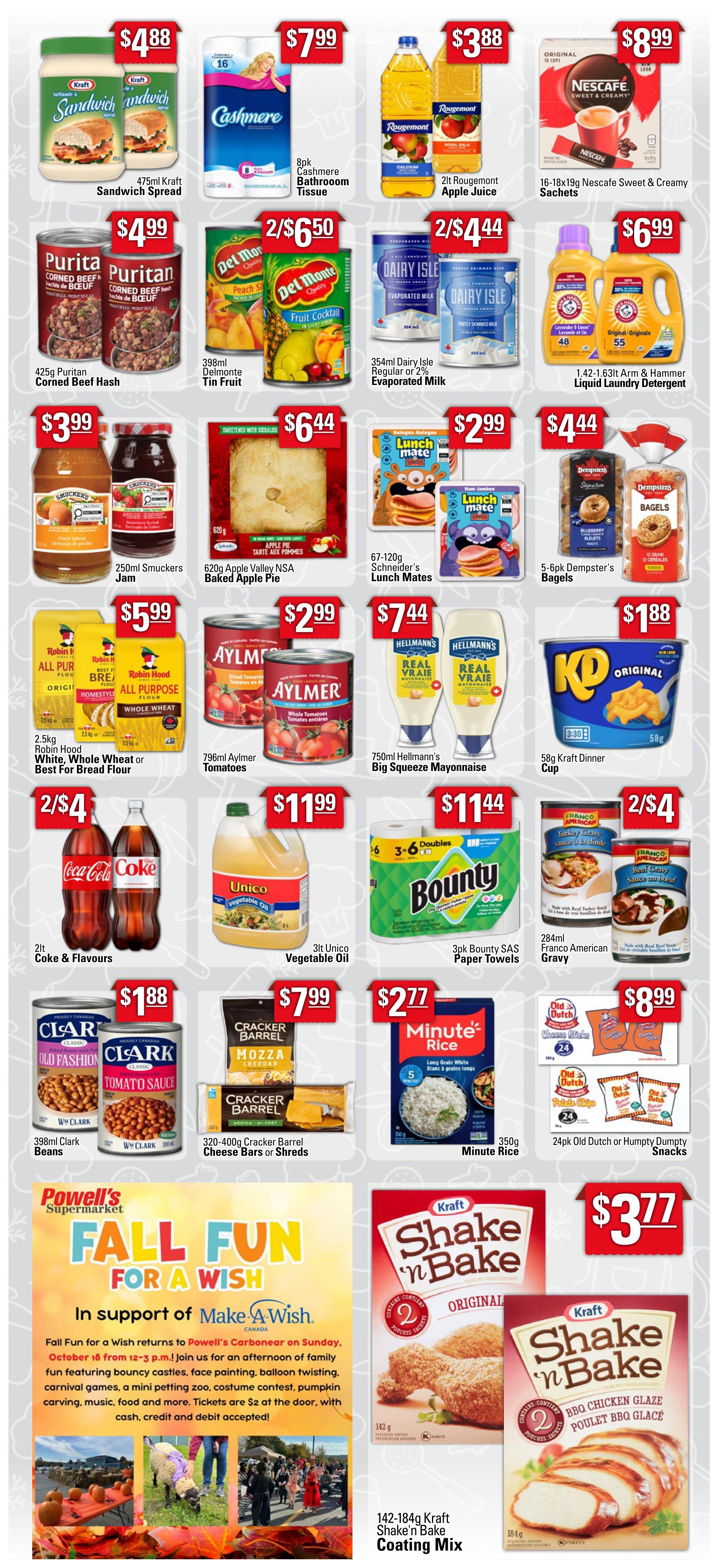 Powell's Supermarket Flyer October 15 to 21