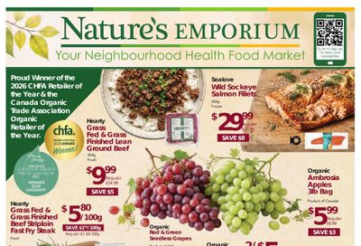 Nature's Emporium Flyer October 15 to 28