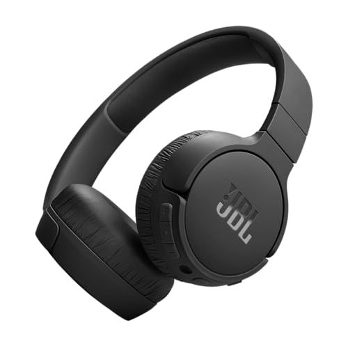 JBL Tune 670NC - Adaptive Noise Cancelling with Smart Ambient Wireless On-Ear Headphones, Up to 70H Battery Life with Speed Charge, Lightweight, Comfortable and Foldable Design (Black) JBL Tune 670NC - Adaptive Noise Cancelling with Smart Ambient Wireless On-Ear Headphones, Up to 70H Battery Life with Speed Charge, Lightweight, Comfortable and Foldable Design (Black)