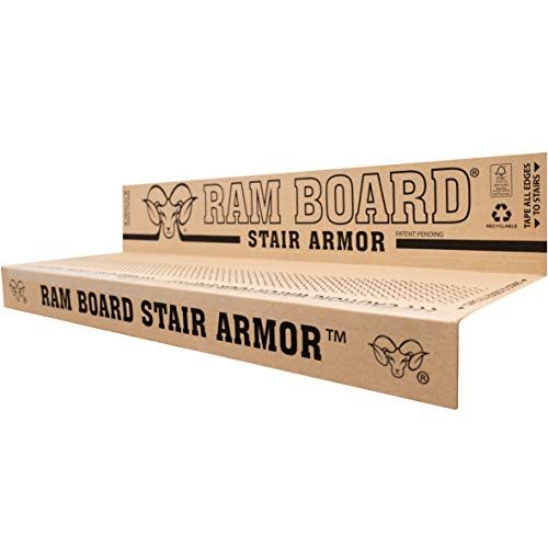 Ram Board Stair Armor for Temporary Stair Protection, 1.58 feet x 2.83 feet (6 Pack) Ram Board Stair Armor for Temporary Stair Protection, 1.58 feet x 2.83 feet (6 Pack)