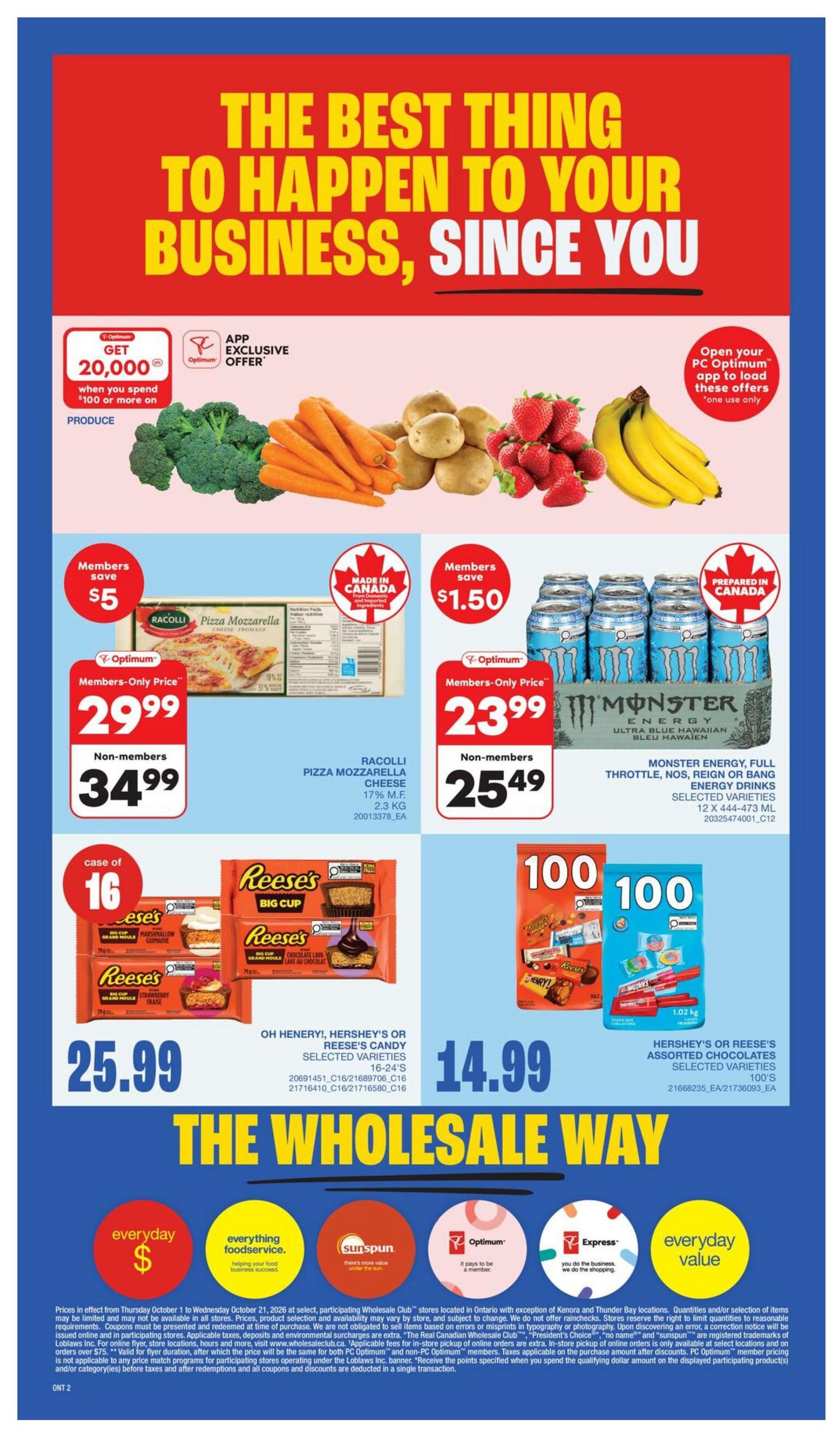 Wholesale Club (ON) Flyer October 15 to 21