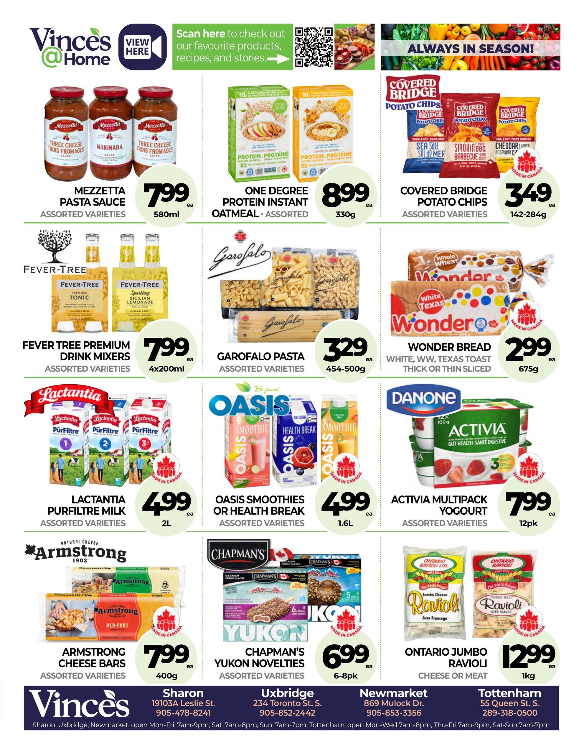 Vince's Market Flyer October 15 to 28
