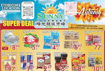 Sunny Foodmart (Etobicoke) Flyer October 16 to 22